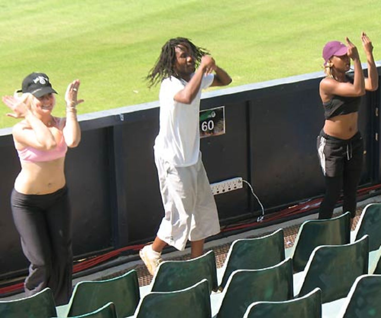 Dancers prepare for the ICC World Twenty20 opening ceremony, Johannesburg, September 10, 2007