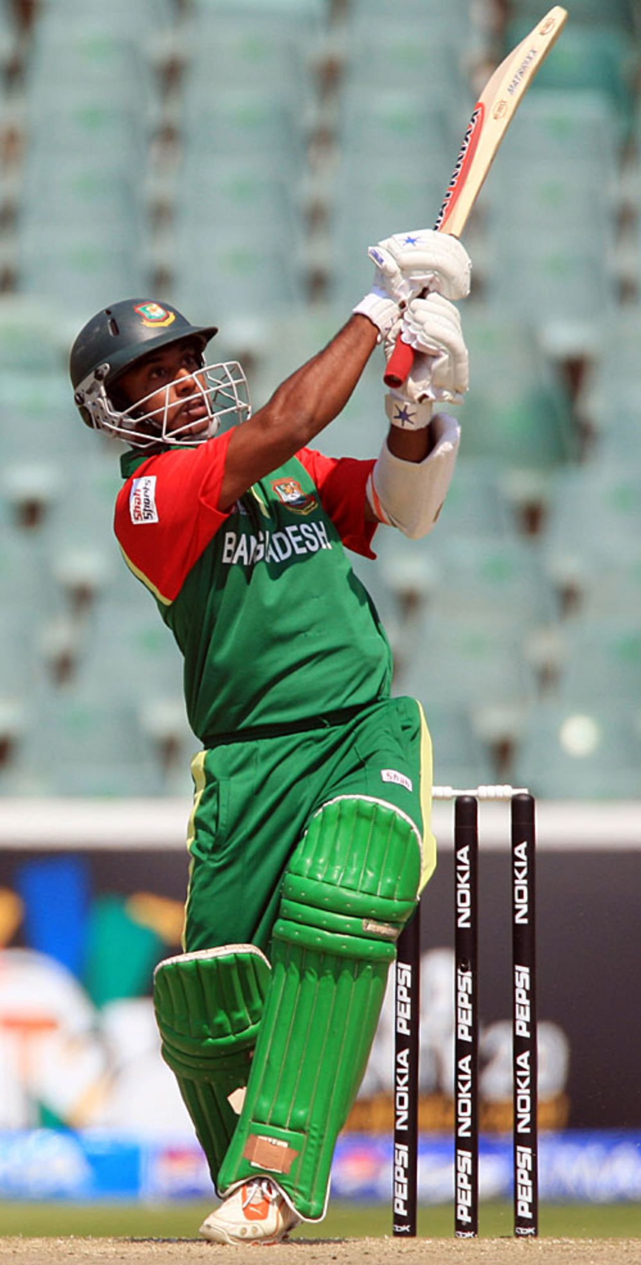 Aftab Ahmed hits out during his half-century, Bangladesh v West Indies, Group A, ICC World Twenty20, Johannesburg, September 13, 2007