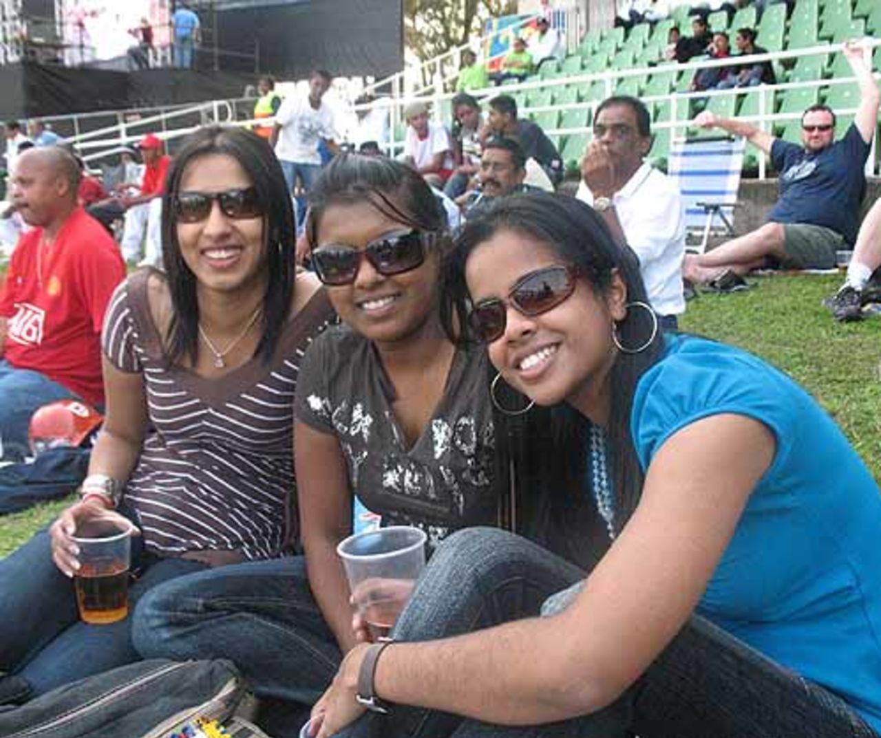 On an otherwise gloomy day, the beer helped cheer up the fans, India v Scotland, Group D, ICC World Twenty20, Durban, September 13, 2007