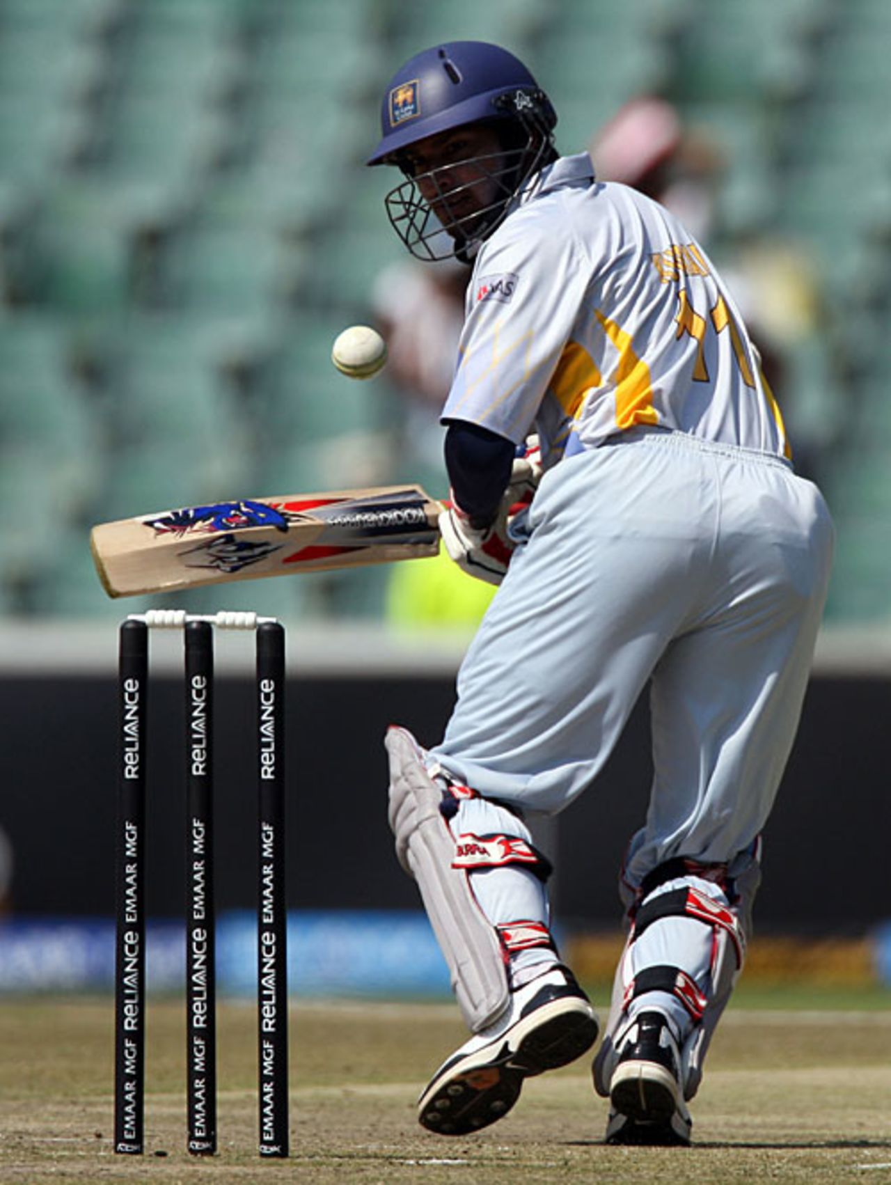 Kumar Sangakkara was bowled for 30, Kenya v Sri Lanka, Group C, ICC World Twenty20, Johannesburg, September 14, 2007