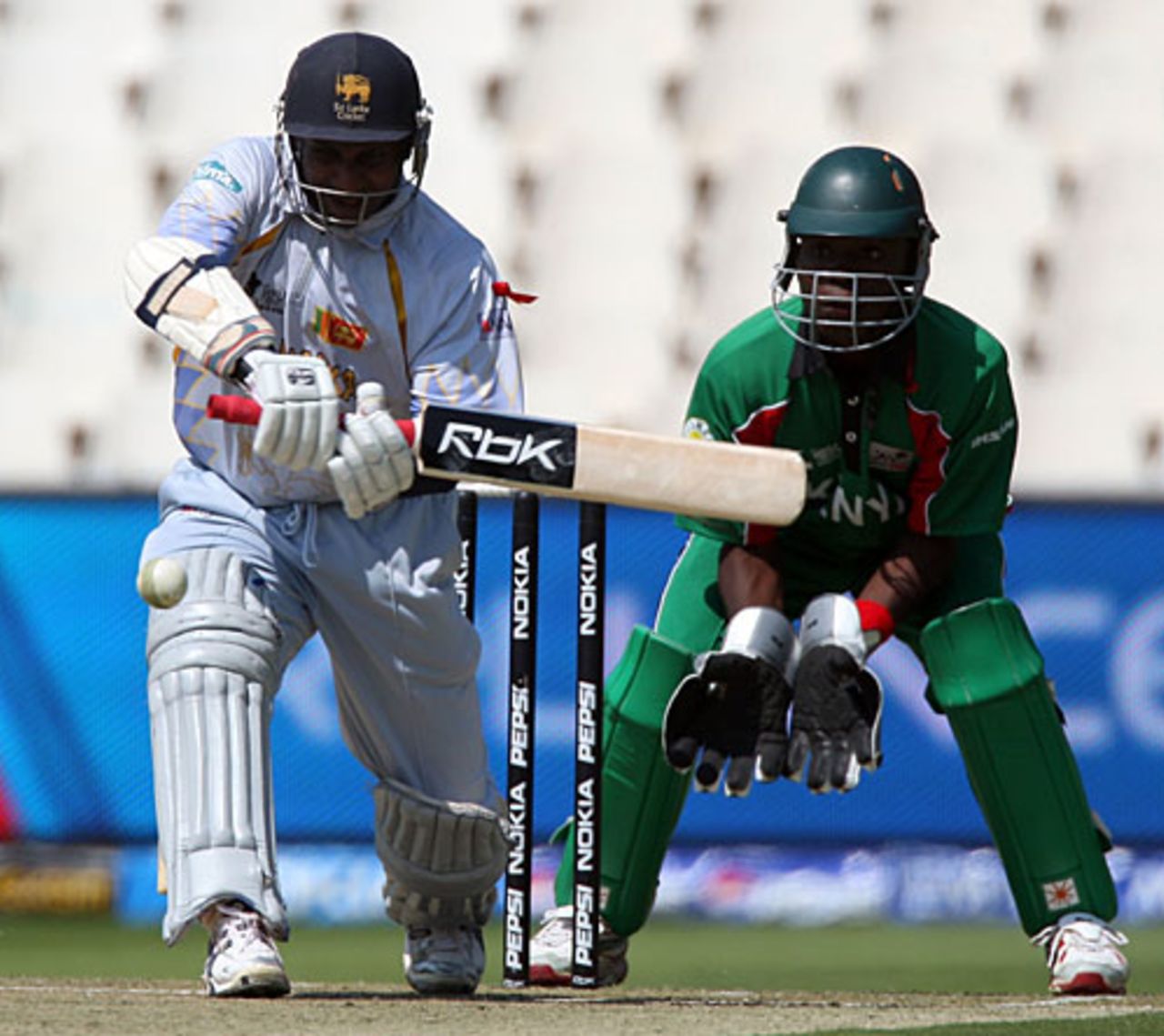 Sanath Jayasuriya on his way to a 44-ball 88, Kenya v Sri Lanka, Group C, ICC World Twenty20, Johannesburg, September 14, 2007