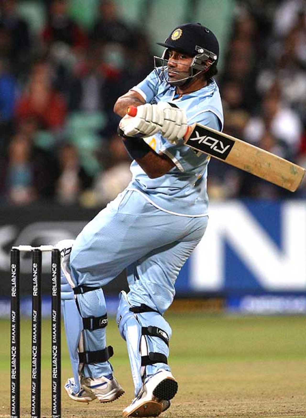 Robin Uthappa led India's recovery with a fifty off 39 balls, India v Pakistan, Group D, ICC World Twenty20, Durban, September 14, 2007 