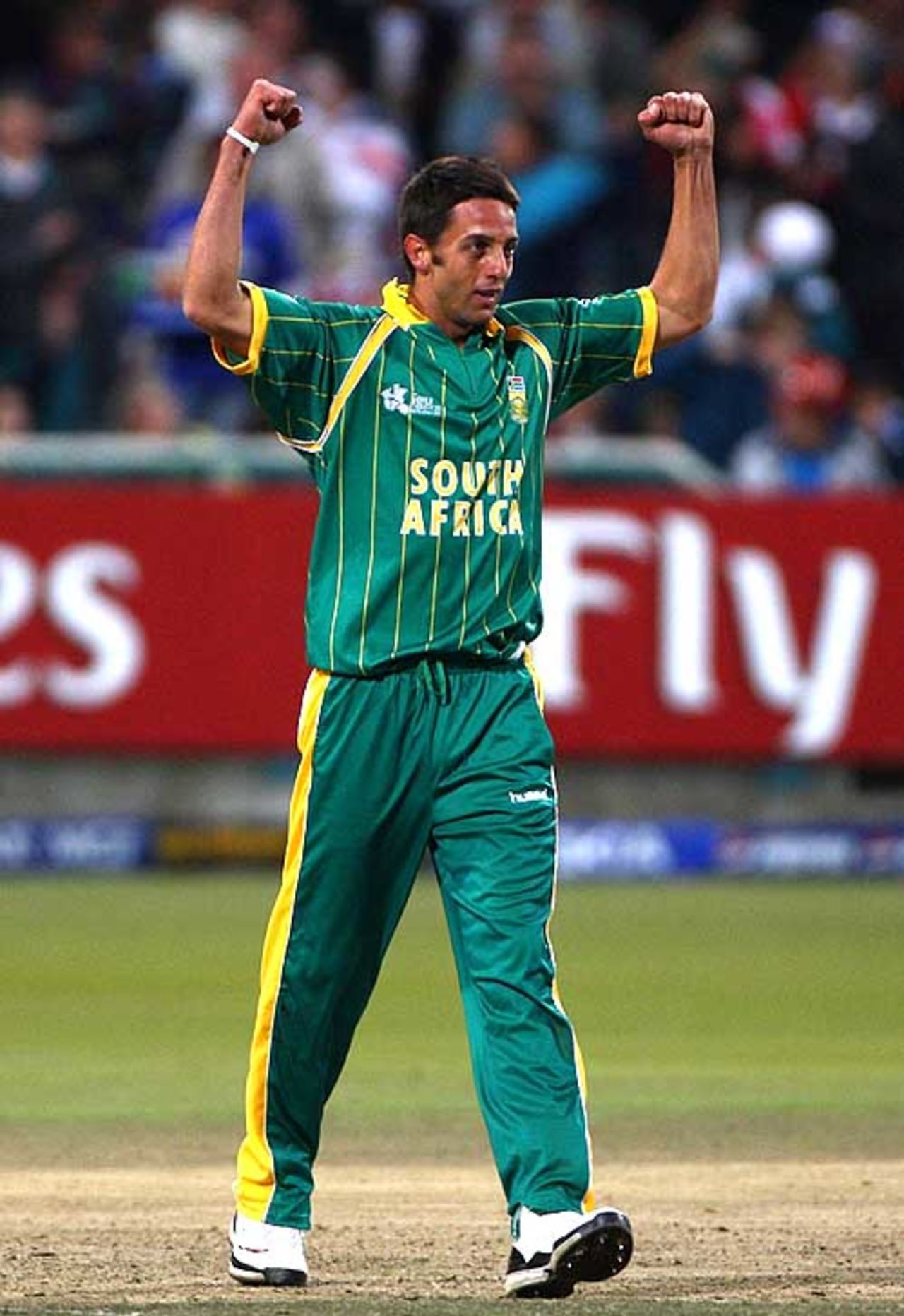 Johan van der Wath conceded 13 runs from his four overs, South Africa v Bangladesh, Group A, ICC World Twenty20, Cape Town, September 15, 2007 