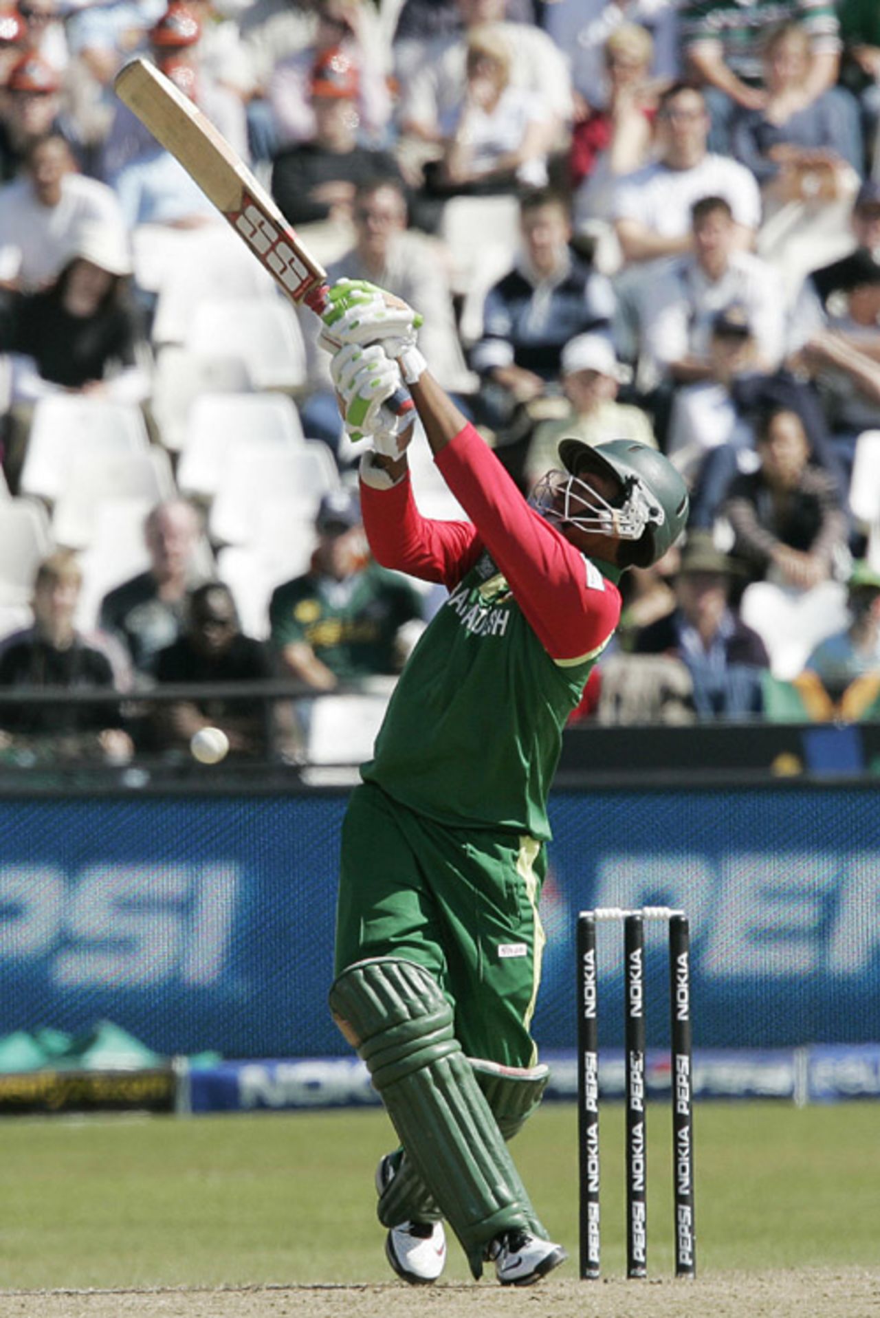 Tamim Iqbal swings and misses , Australia v Bangladesh, Group F, ICC World Twenty20, Cape Town, September 16, 2007