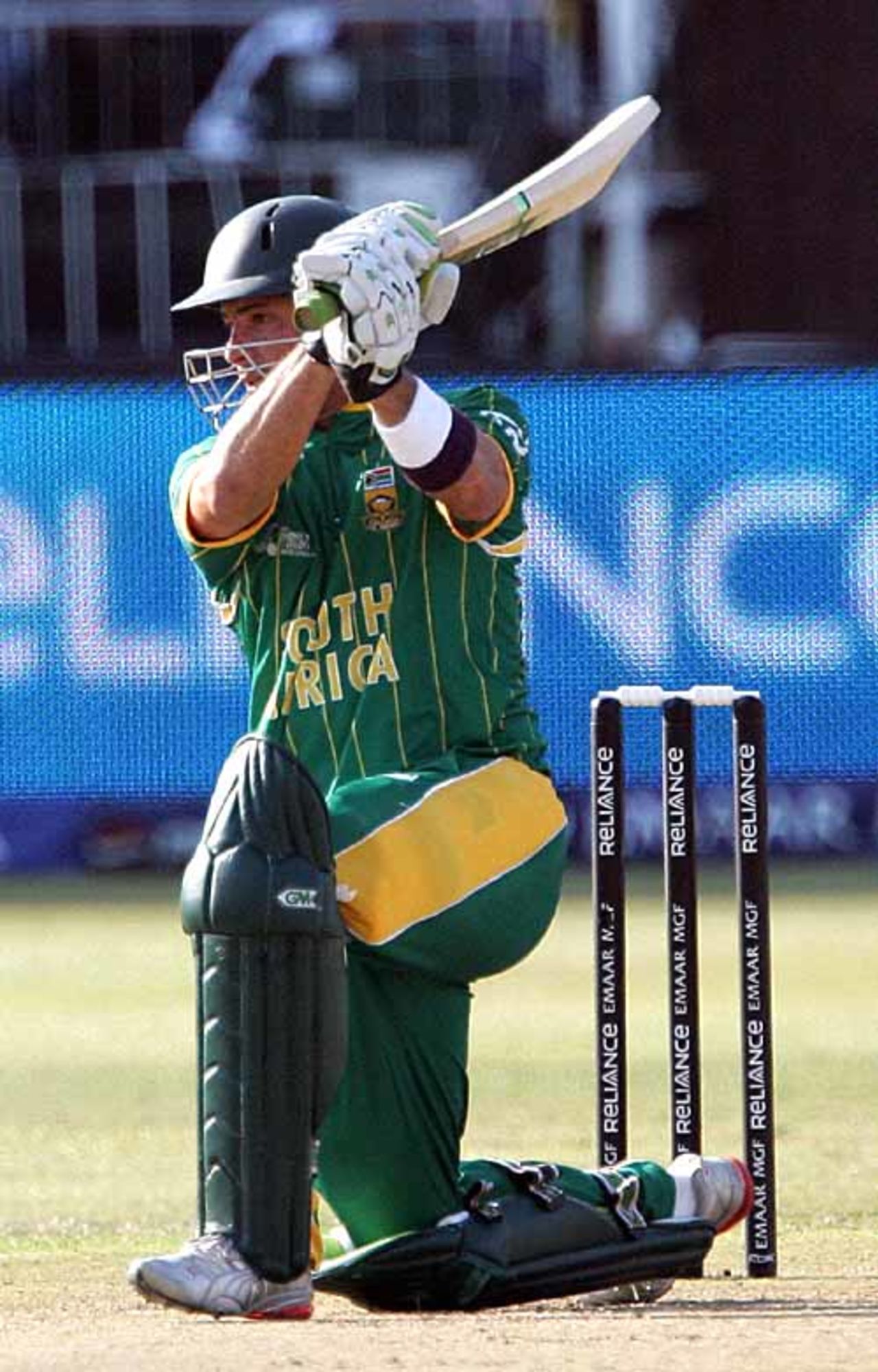 Herschelle Gibbs play a shot on the off side, South Africa v New Zealand, Group E, ICC World Twenty20, Durban, September 19, 2007