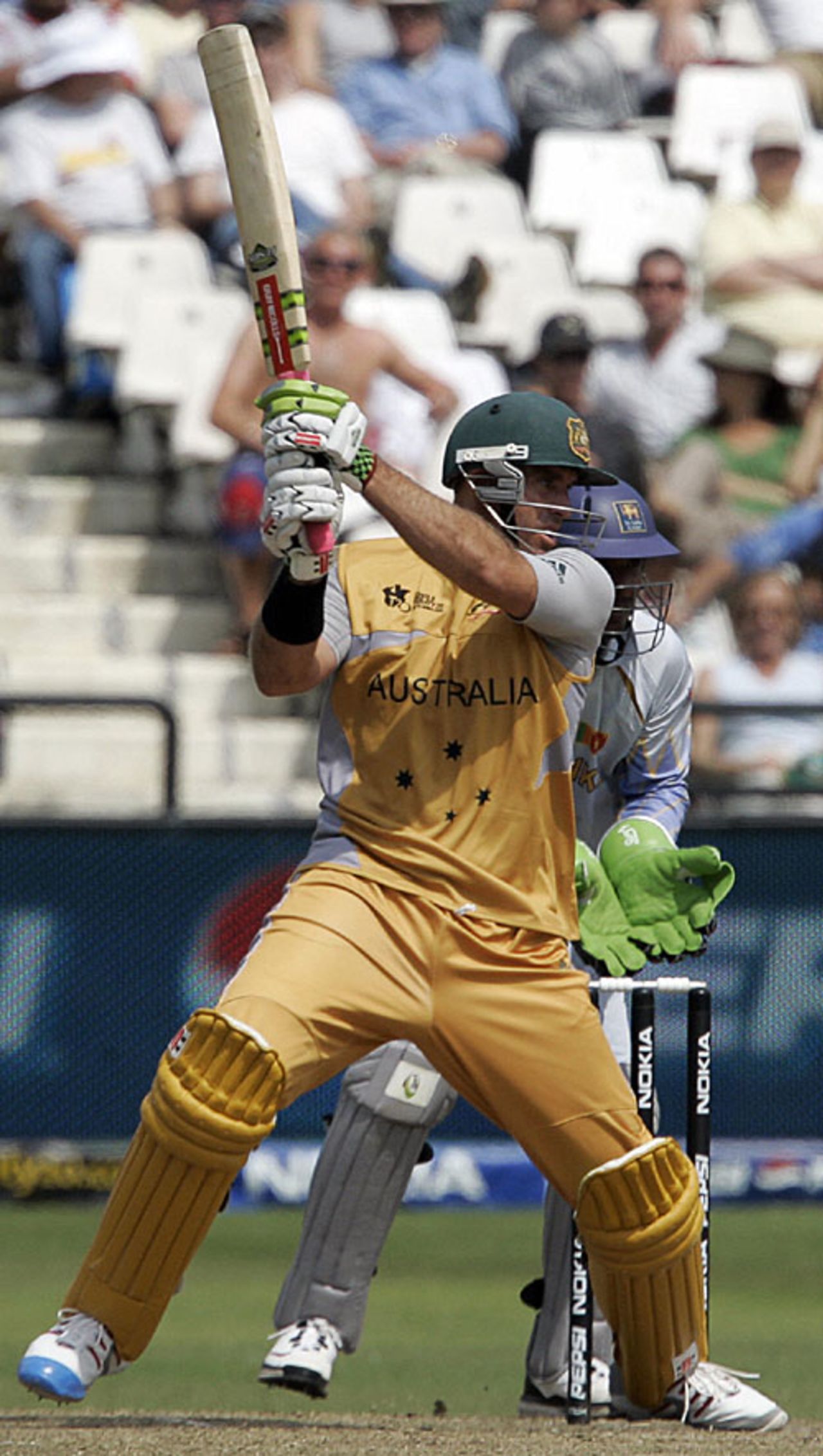 Matthew Hayden powered to his third half-century of the tournament, Australia v Sri Lanka, Group F, ICC World Twenty20, Cape Town, September 20, 2007