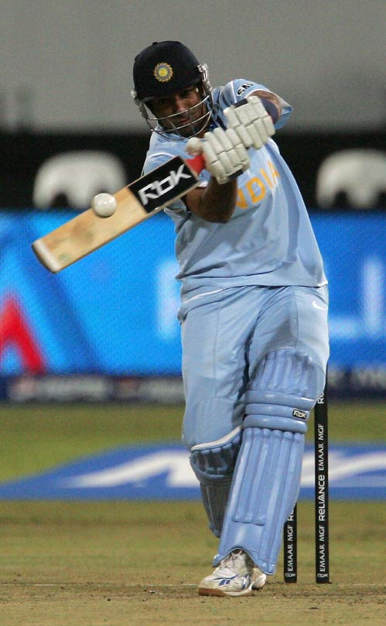 Rohit Sharma pulls during a counterattacking man-of-the-match  knock India v South Africa, Group E, ICC World Twenty20, Durban, September 20, 2007
