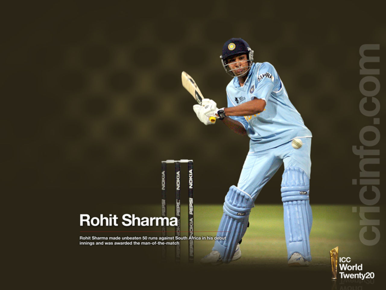 Rohit Sharma produced an excellent debut innings