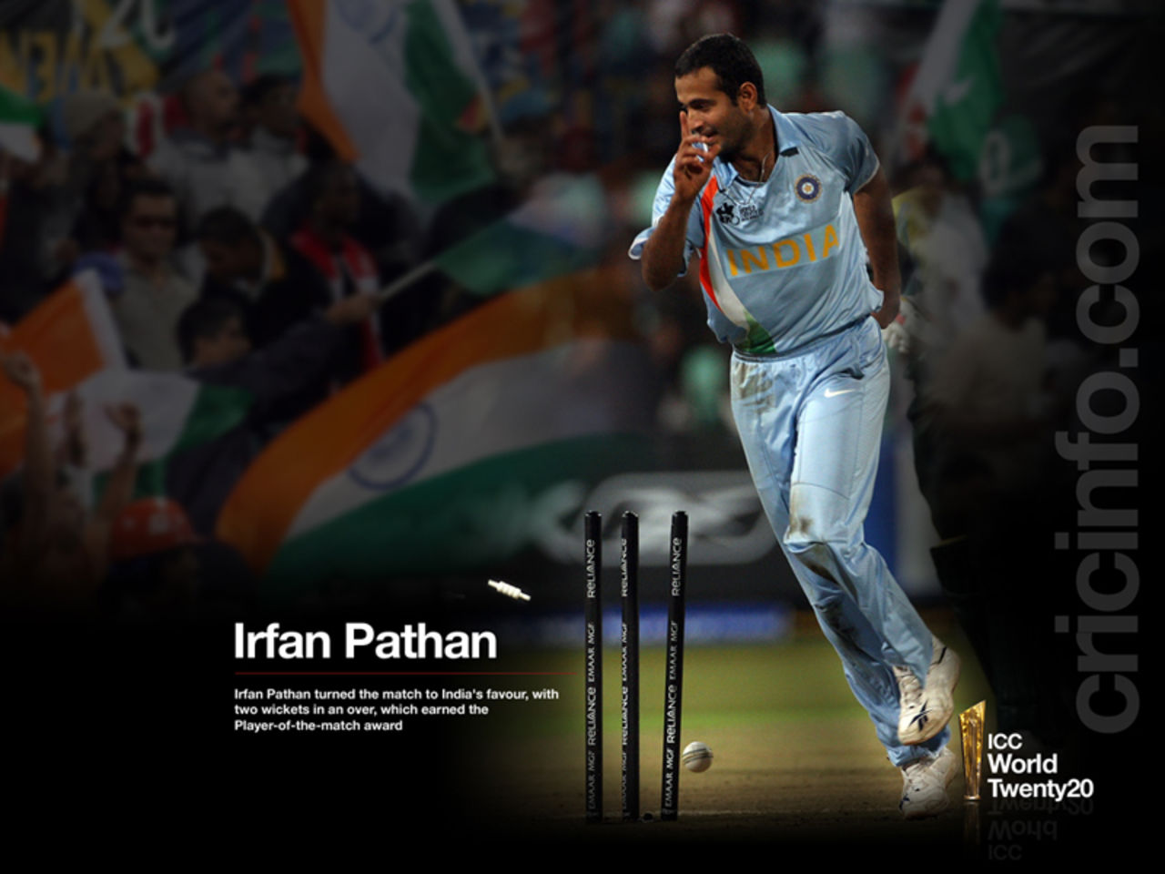 Irfan Pathan, the player-of-the-match