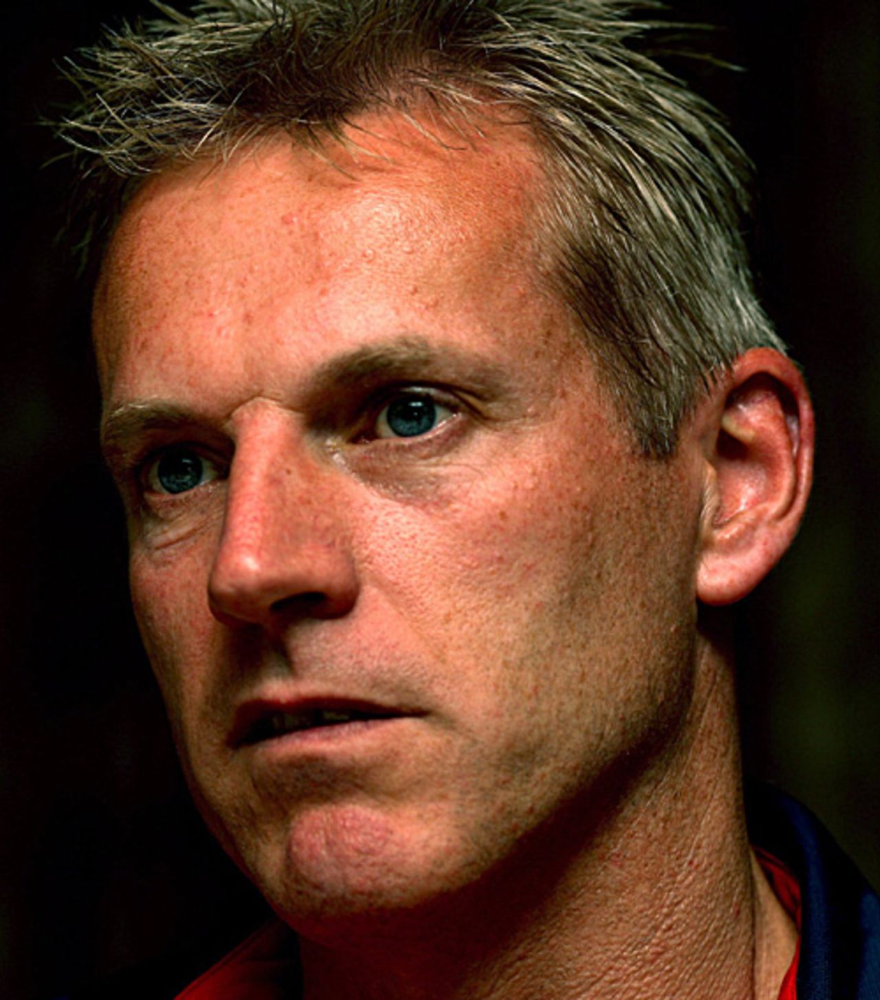Peter Moores speaks to the press, Colombo, September 26, 2007