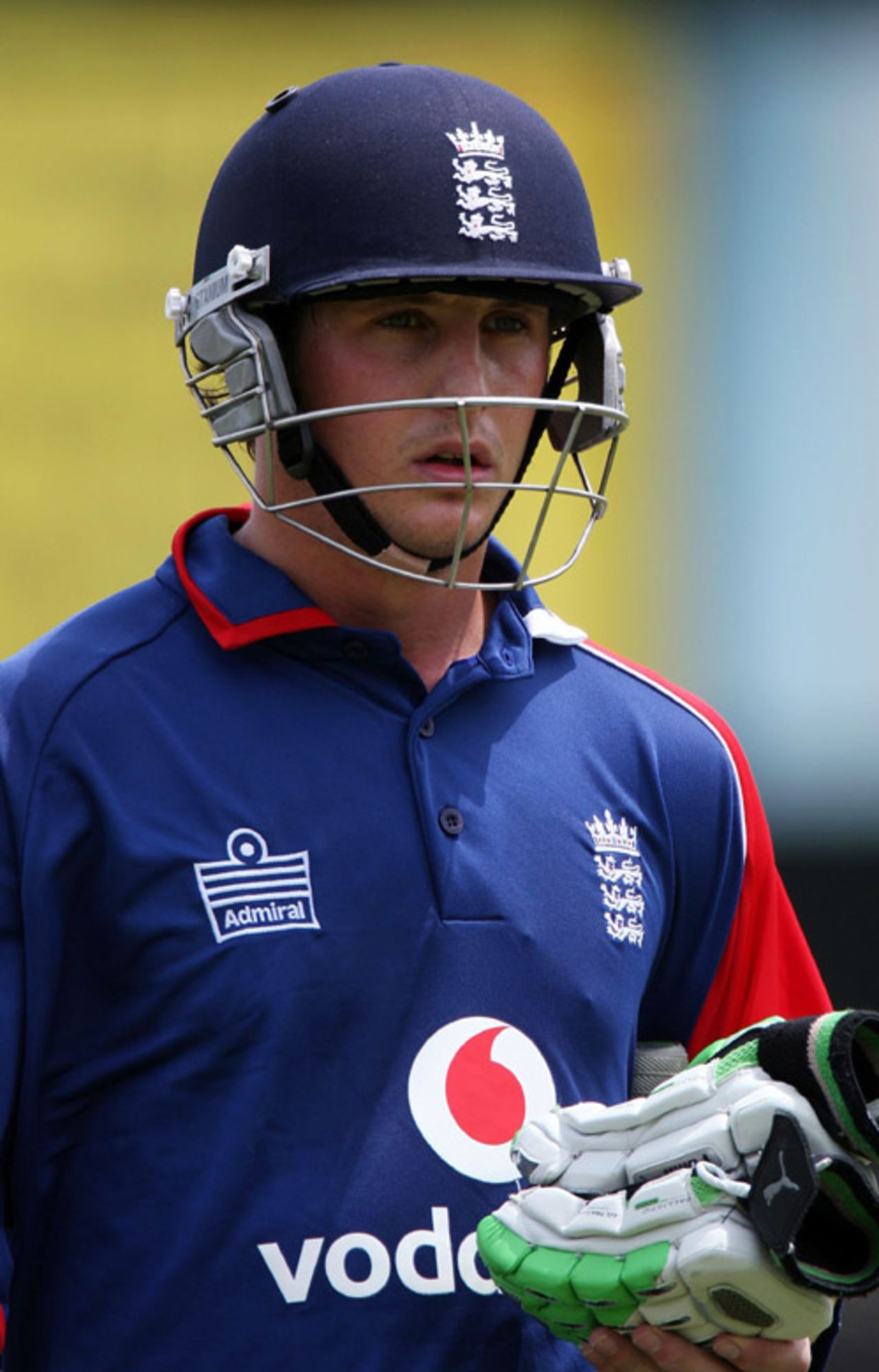 Phil Mustard returns to the pavilion after his dismissal, Sri Lanka Cricket XI v England XI, P Saravanamuttu stadium, Colombo, September 28, 2007