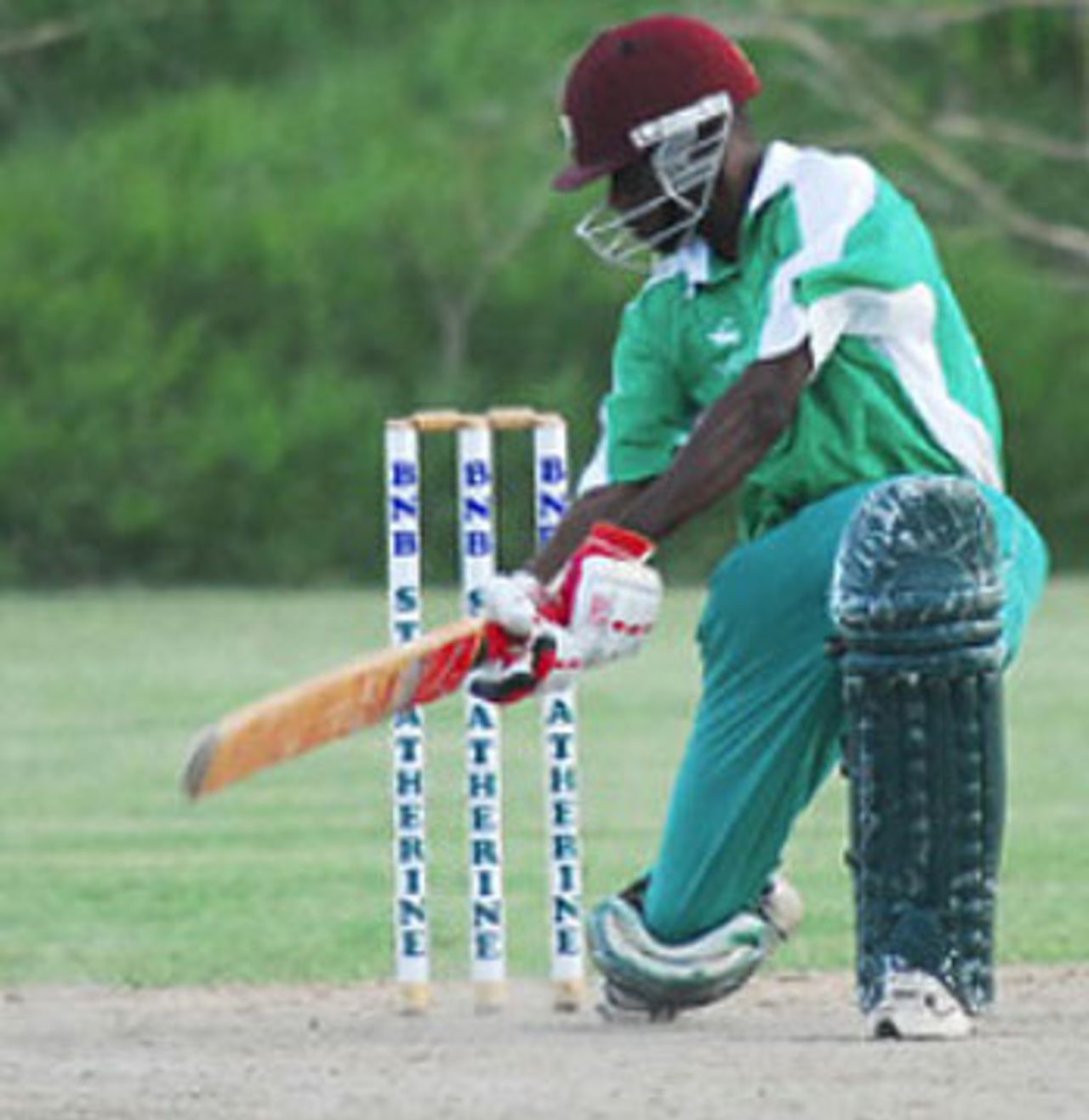 St Catherine's captain Derick Bishop who has taken 21 wickets and 202 runs, Sagicor General Super Cup, Barbados, October 3, 2007