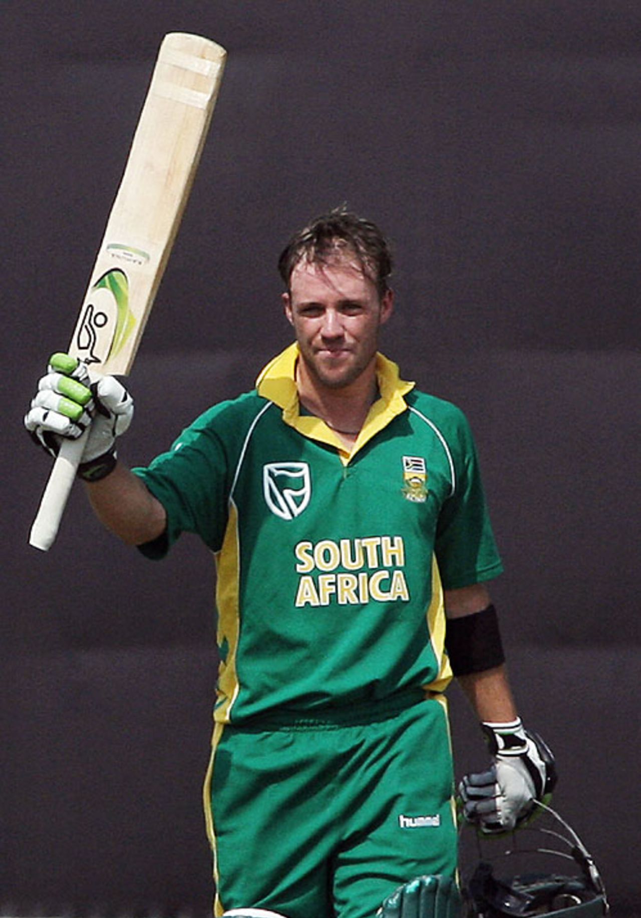 AB de Villiers scored 113 off 95 balls, South Africans v PCB XI, warm-up match, Bagh-e-Jinnah Stadium, October 16, 2007