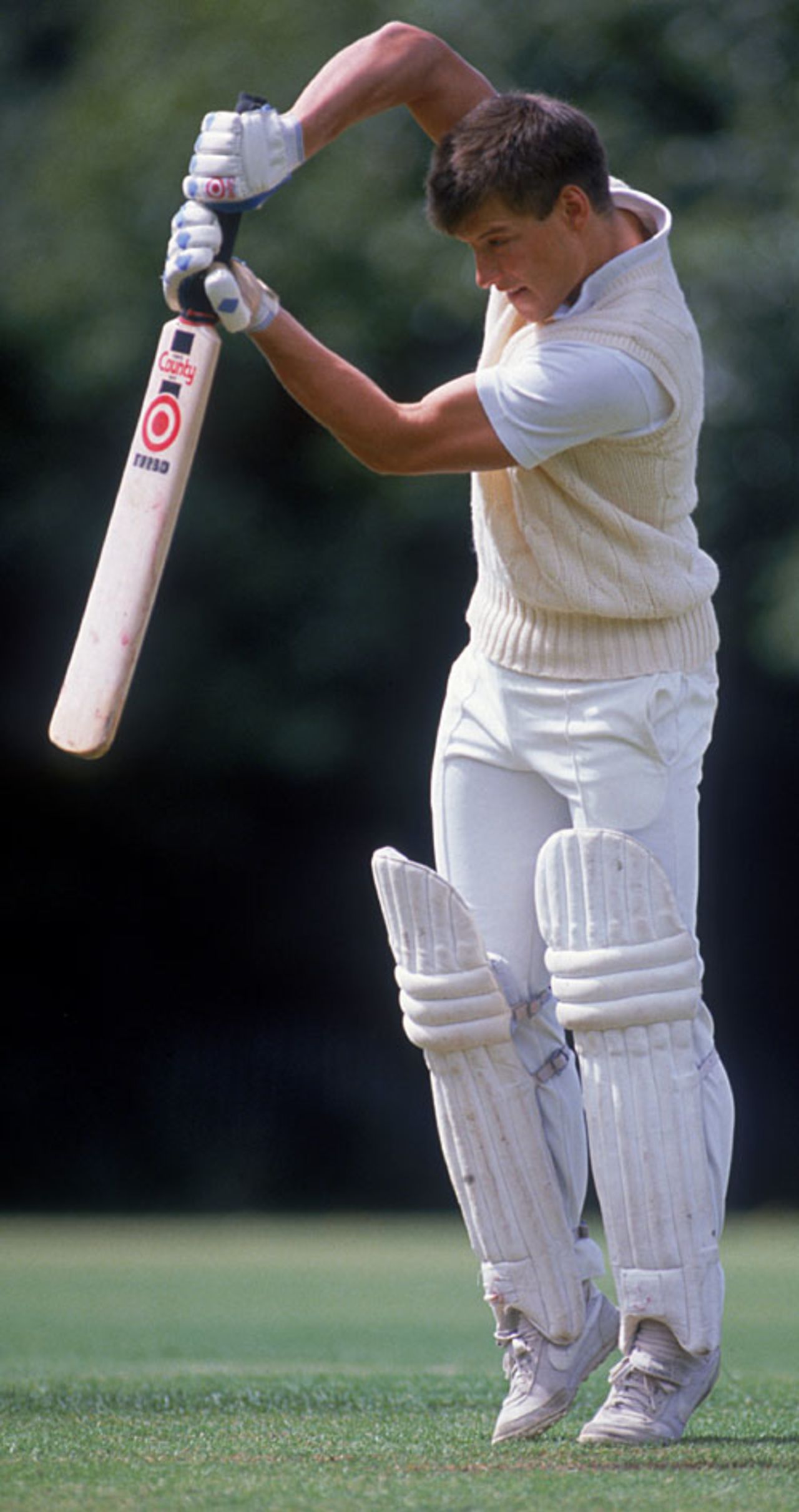 Rob Andrew batting while at Cambridge, April 19, 1984