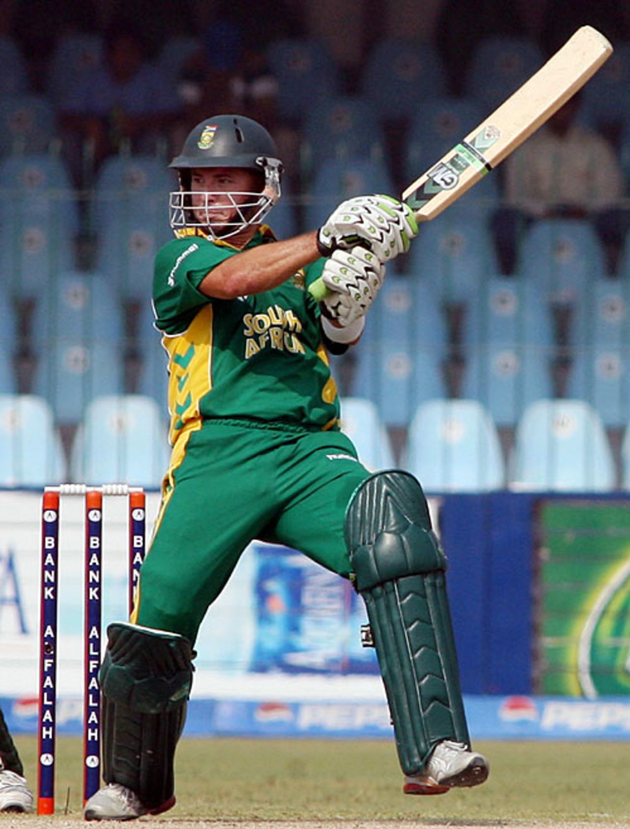 Herschelle Gibbs cuts one to the boundary, Pakistan v South Africa, 1st ODI, Lahore, October 18, 2007