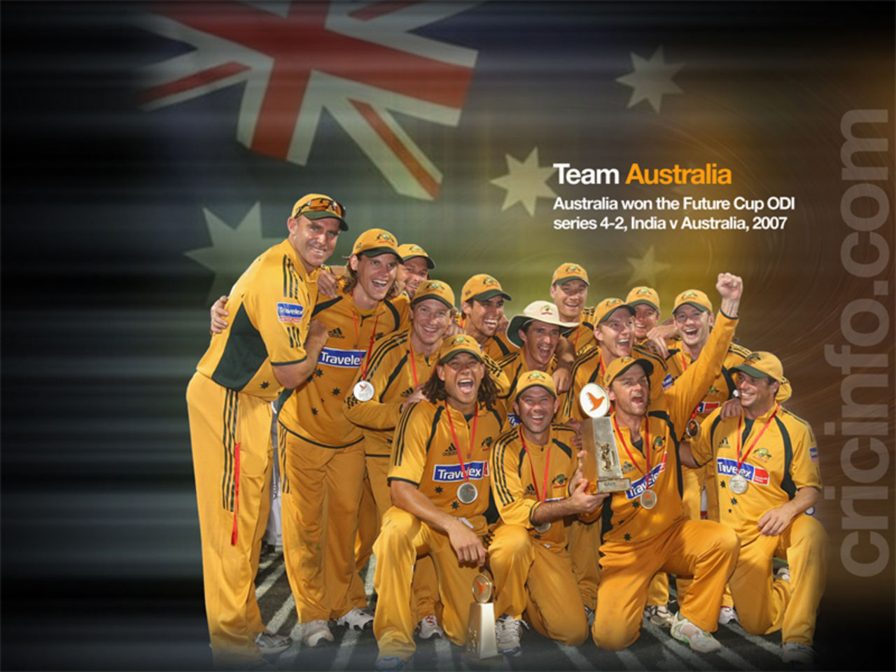 Team Australia with the Future Cup