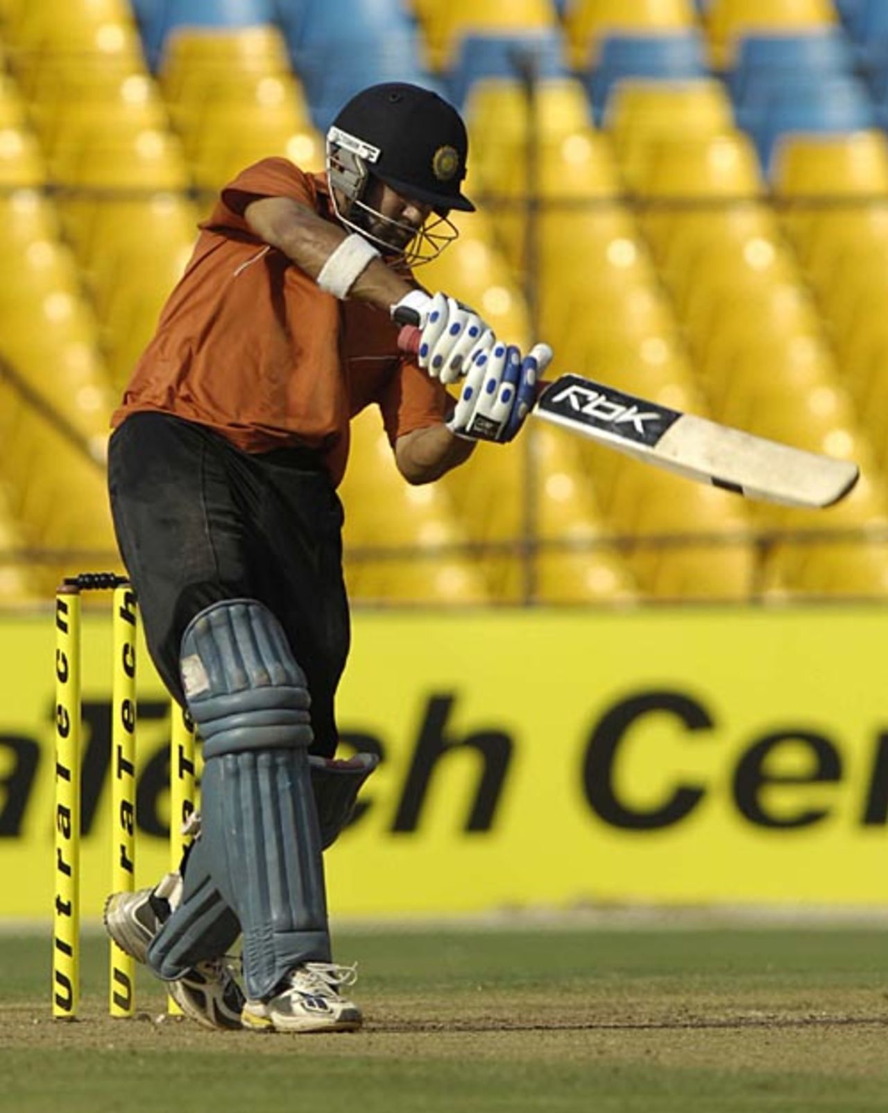 Gautam Gambhir hit a 74-ball 73 for India Red, India Red v India Green, 2nd match, Challenger Trophy, Ahmedabad, October 26, 2007