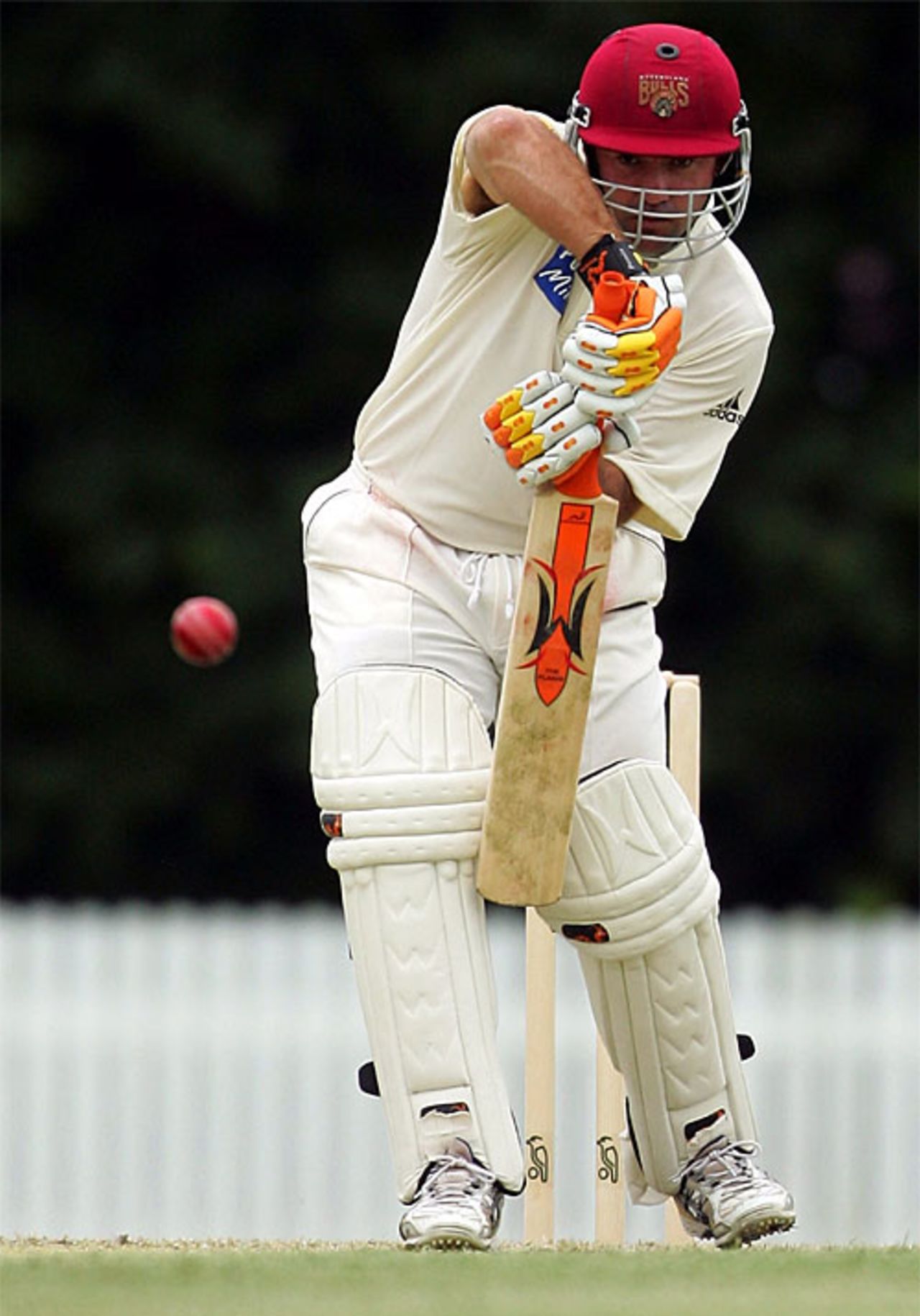 Jimmy Maher struggled before getting out for 4, Queensland v Sri Lankans, 1st day, Brisbane, November 2, 2007