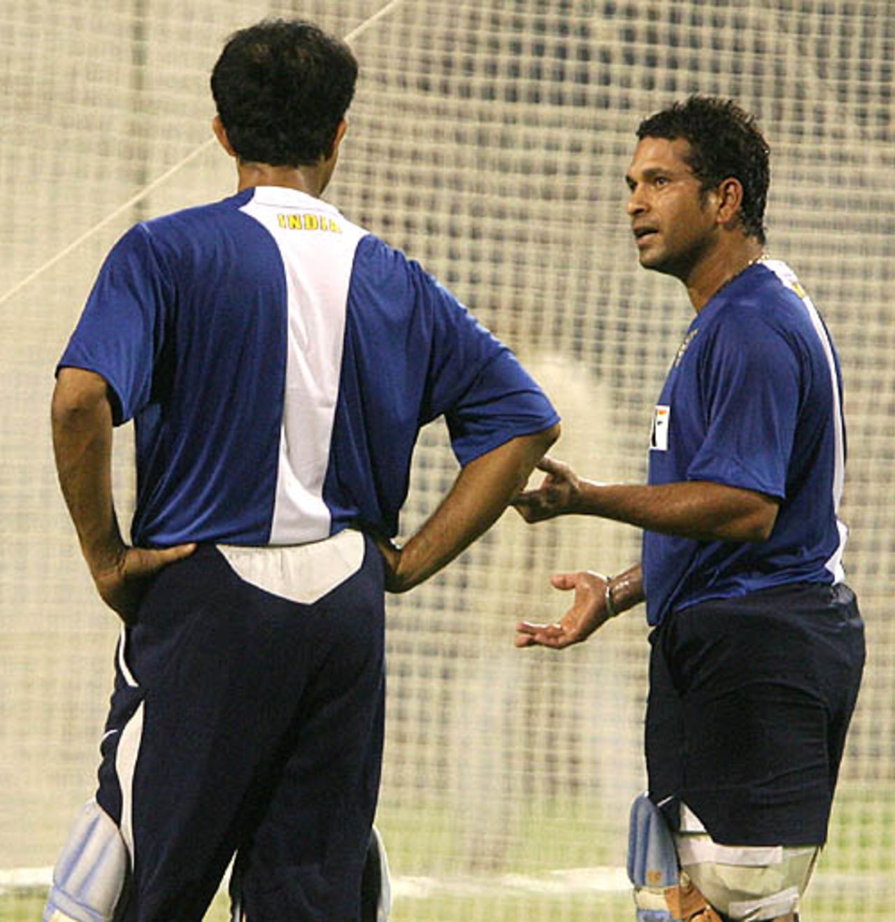 Sachin Tendulkar and Sourav Ganguly hit the nets, Kolkata, November 2, 2007