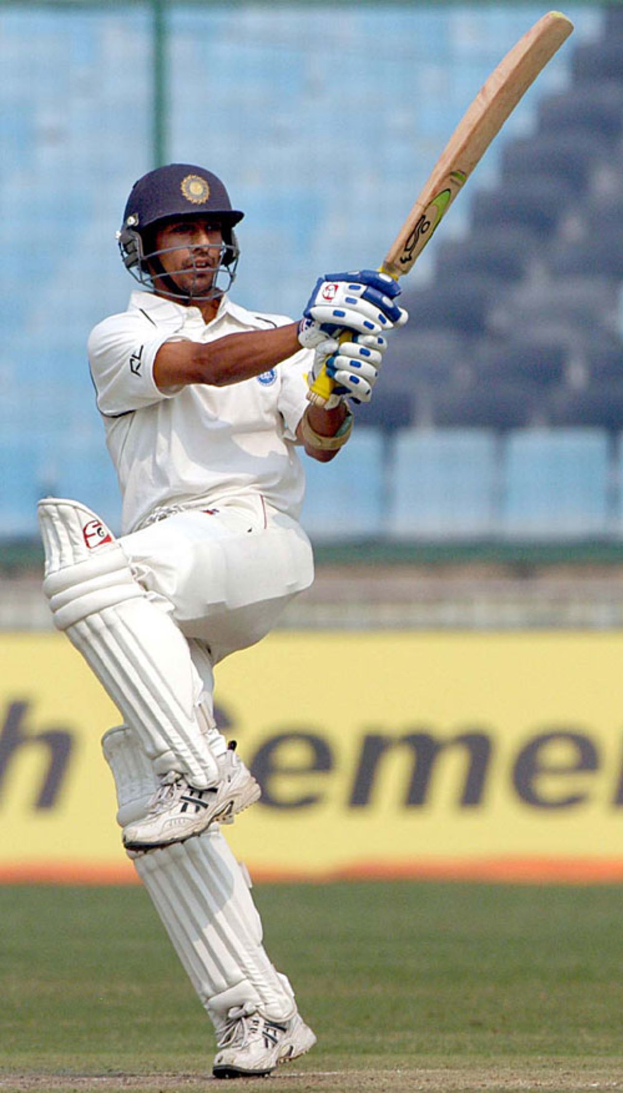 Mithun Manhas scored 100 off 161 balls, Delhi v Rajasthan, Ranji Trophy Super League, Group A, 1st round, Delhi, November , 2007 