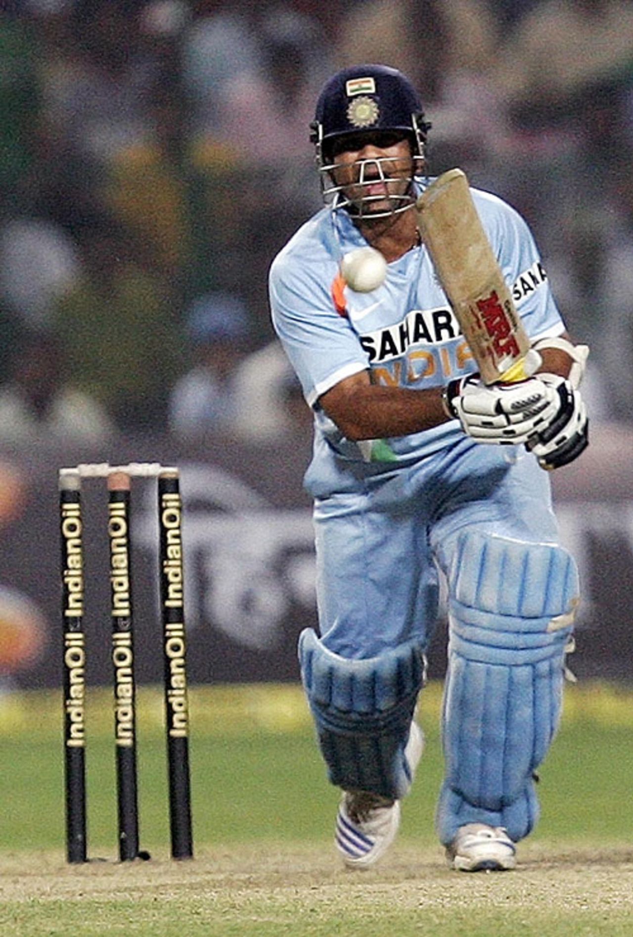 Sachin Tendulkar got to his fifty off 48 balls, India v Pakistan, 4th ODI, Gwalior, November 15, 2007