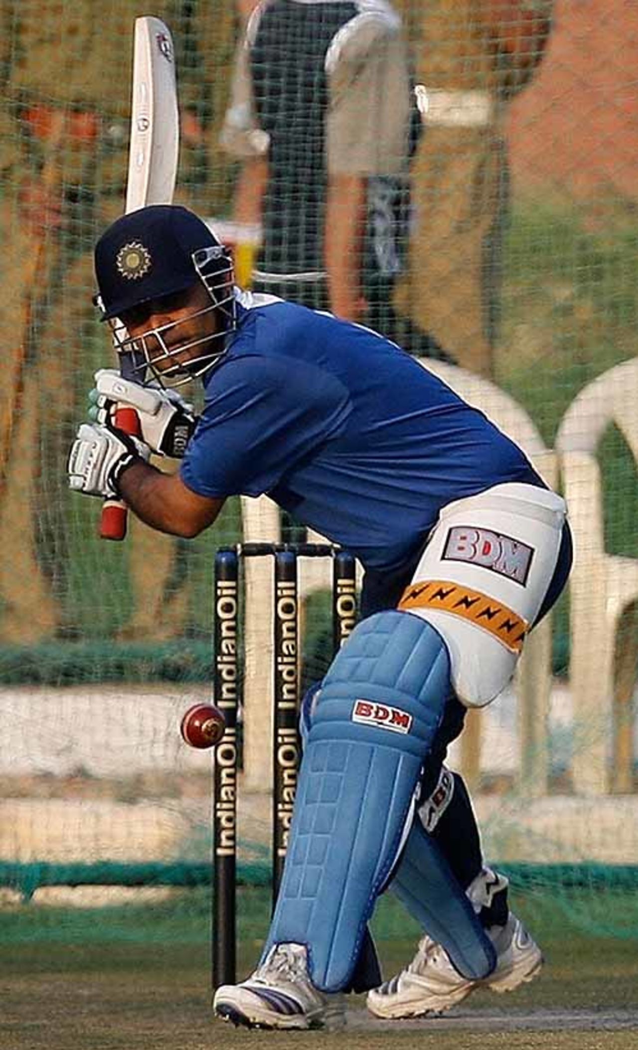 Virender Sehwag has a hit in the nets, Jaipur, November 17, 2007