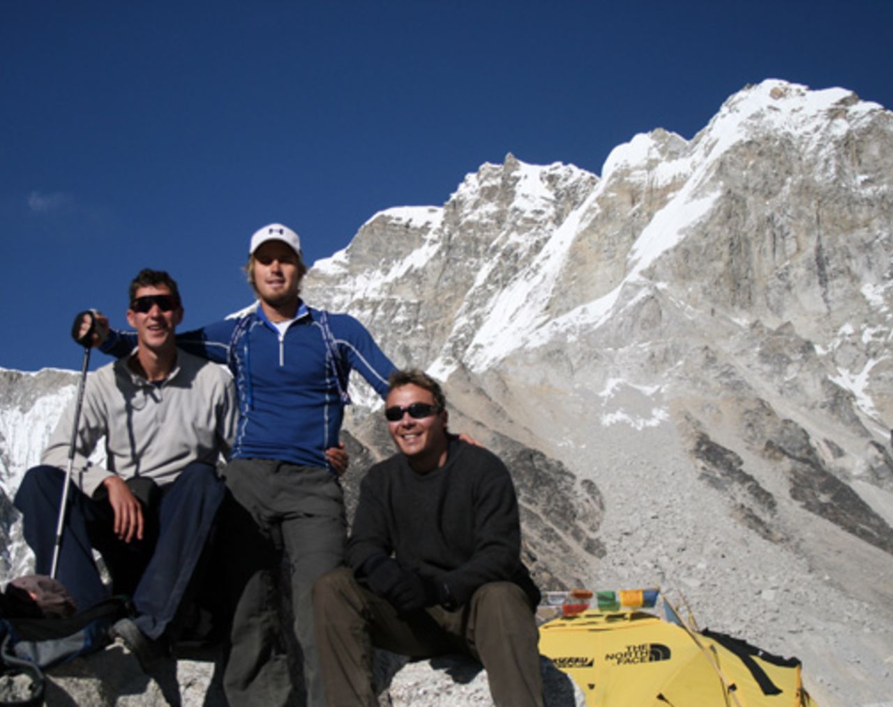Nick Compton on his Everest trek, Mount Everest, November, 2007
