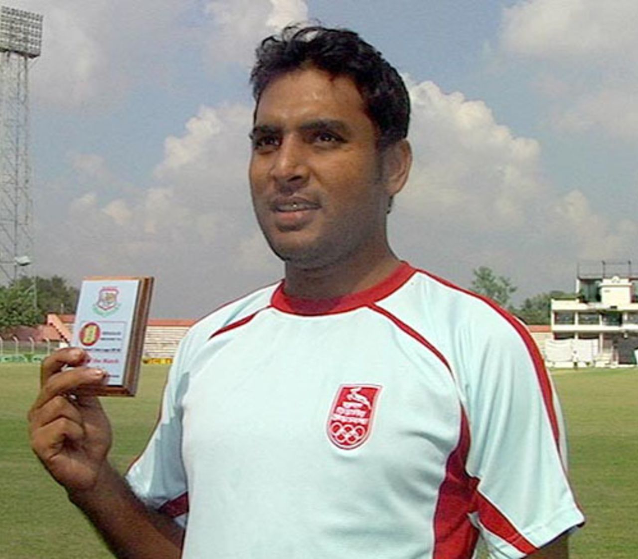 Tushar Imran was named Man of the Match for his 165 in Khulna's first innings, Khulna v Barisal, National Cricket League, Bogra, November 21, 2007