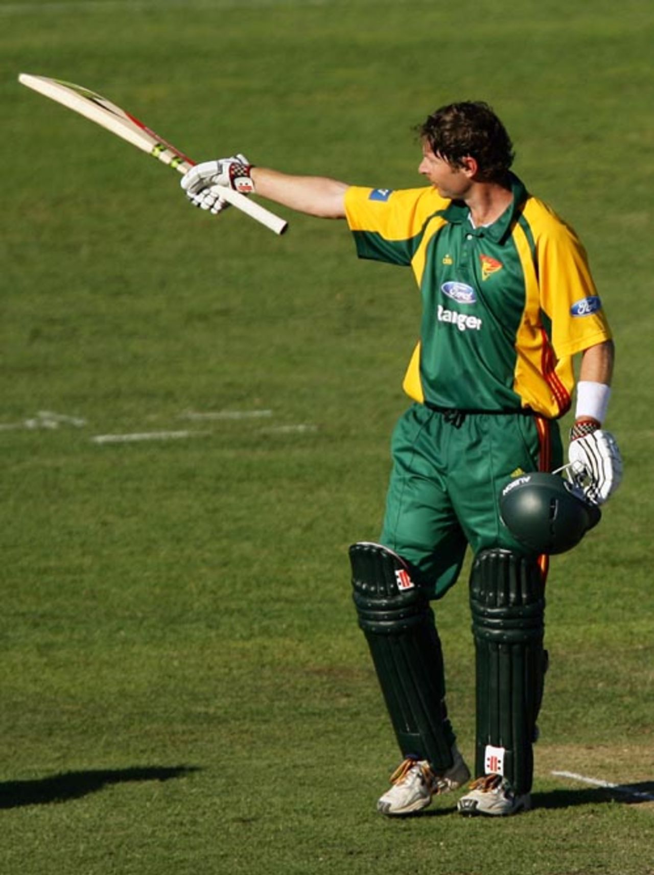 Michael Dighton scored an unbeaten 146 in the Tigers' comprehensive win, New South Wales v Tasmania, FR Cup, Sydney, November 25, 2007