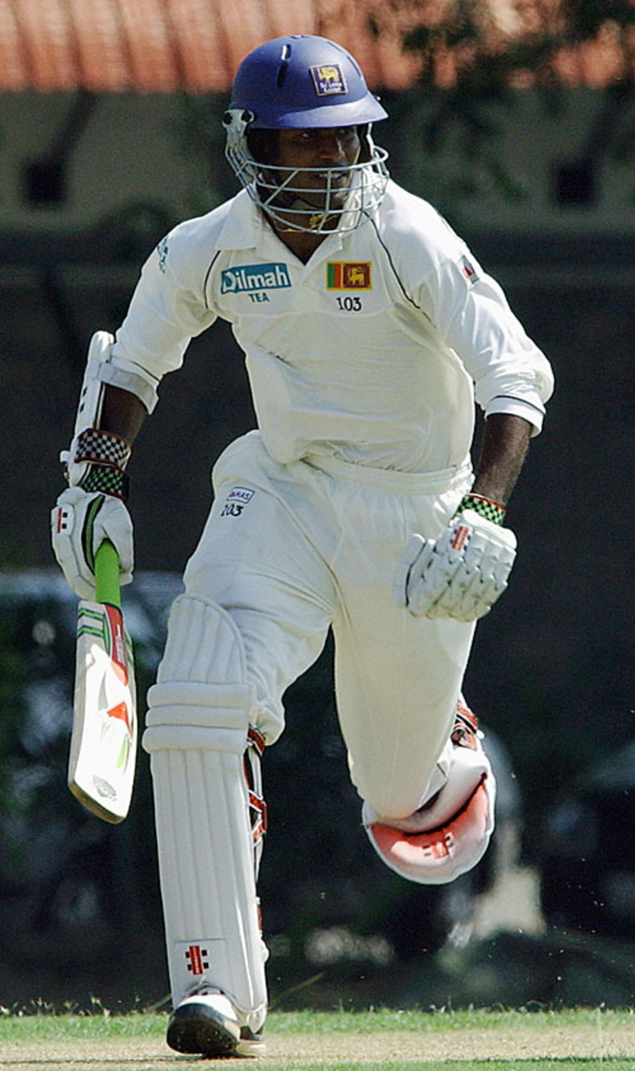 Upul Tharanga scampers through for a single, Sri Lanka Cricket Board President's XI v England XI, Colombo, November 25, 2007