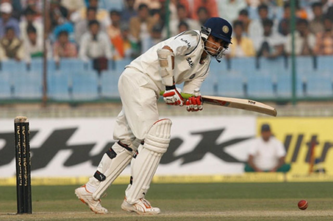 Sourav Ganguly scored his runs in a hurry, India v Pakistan, 1st Test, Delhi, 4th day, November 25, 2007
