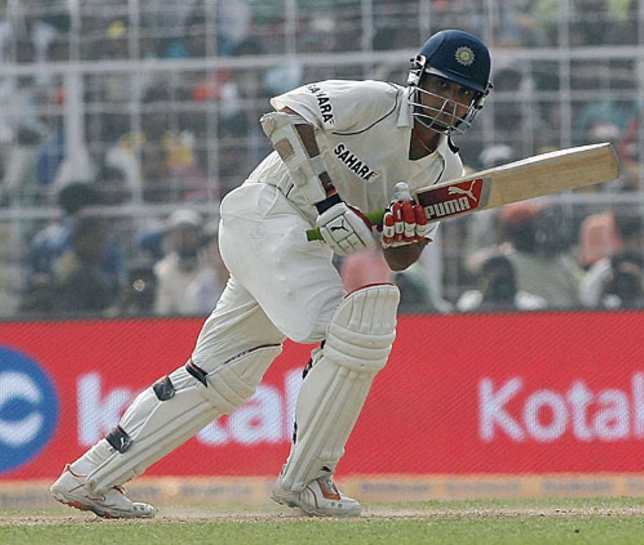 Sourav Ganguly flicks through the leg side, India v Pakistan, 2nd Test, Kolkata, 2nd day, December 1, 2007