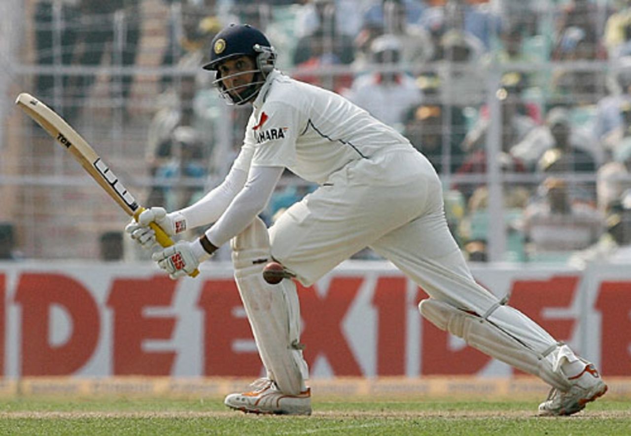 VVS Laxman flicks one off his pads, India v Pakistan, 2nd Test, Kolkata, 2nd day, December 1, 2007