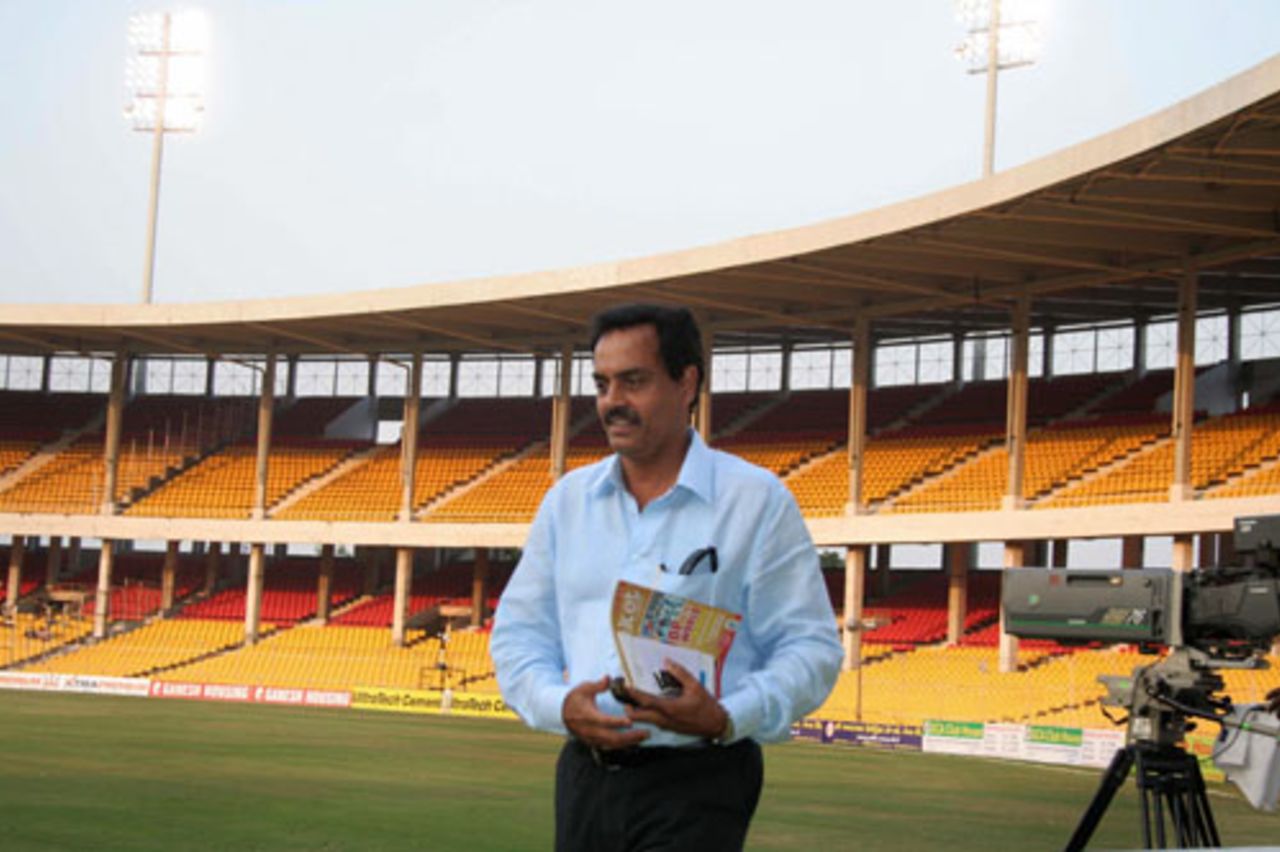 Dilip Vengsarkar after announcing the one-day squad, Ahmedabad, October 27, 2007 