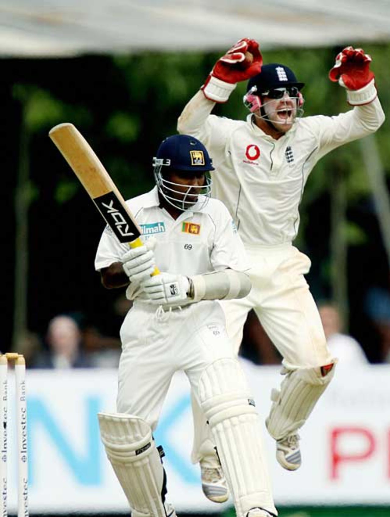 Matt Prior catches Mahela Jayawardene down the leg side, Sri Lanka v England, 1st Test, Kandy, December 4, 2007