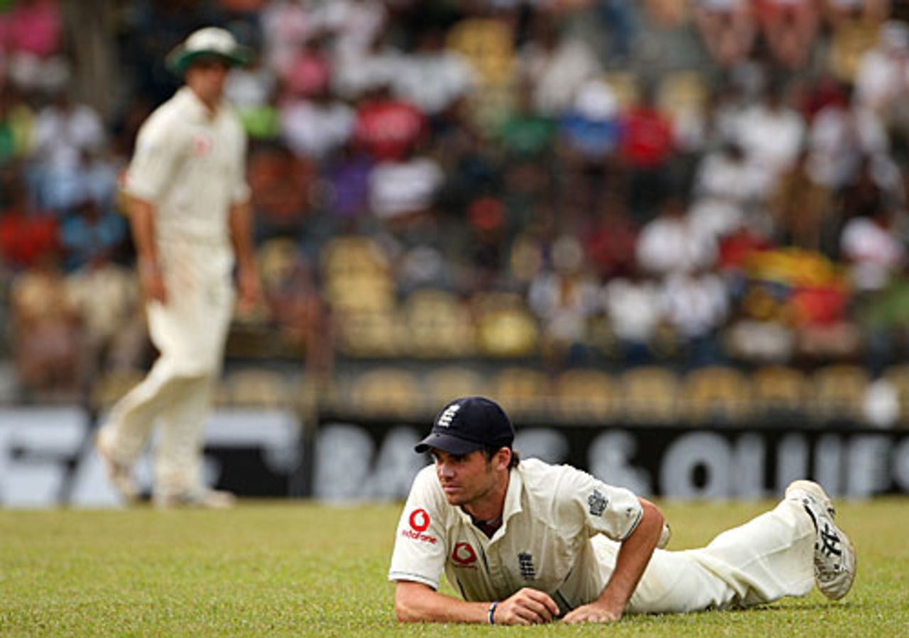 James Anderson lies flat as Sri Lanka's lead extended at Kandy, Sri Lanka v England, 1st Test, Kandy, December 4, 2007
