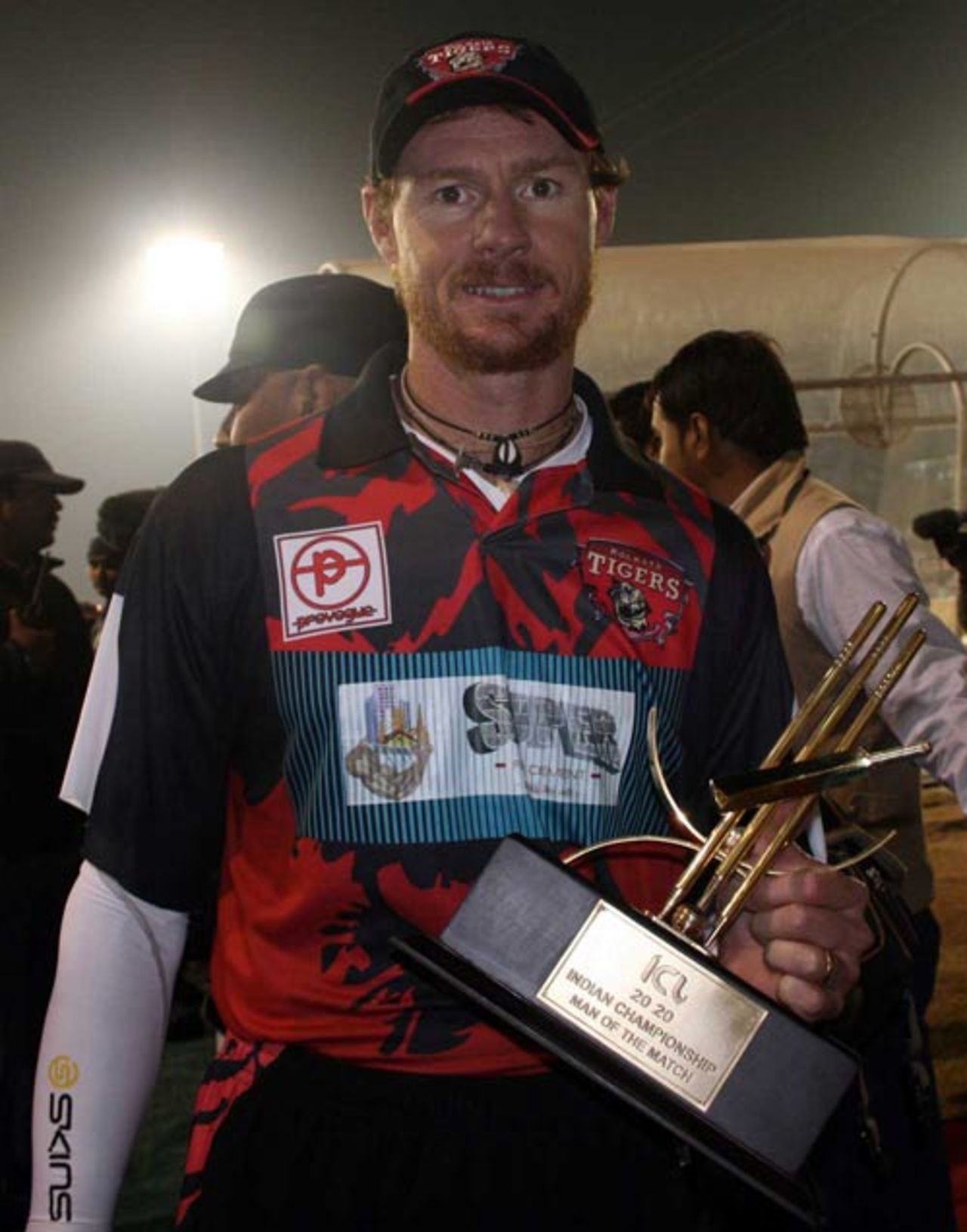 Lance Klusener's excellent all-round performance earned him the Man-of-the-Match performance, Delhi Jets v Kolkata Tigers, 10th match, Indian Cricket League, Panchkula, December 8, 2007