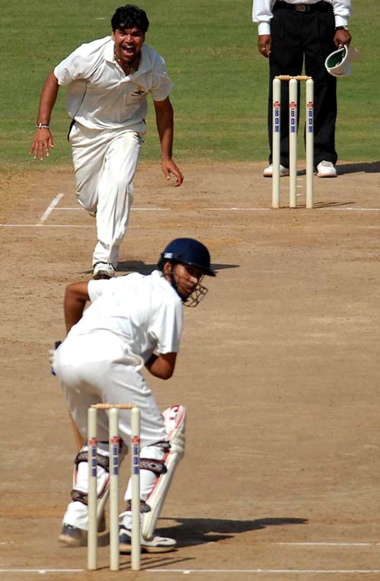 Ashok Thakur had K Vasudevadas trapped leg-before, Tamil Nadu v Himachal Pradesh, Ranji Trophy Super League, Group A, 5th round, Chennai, 1st day, December 9, 2007 