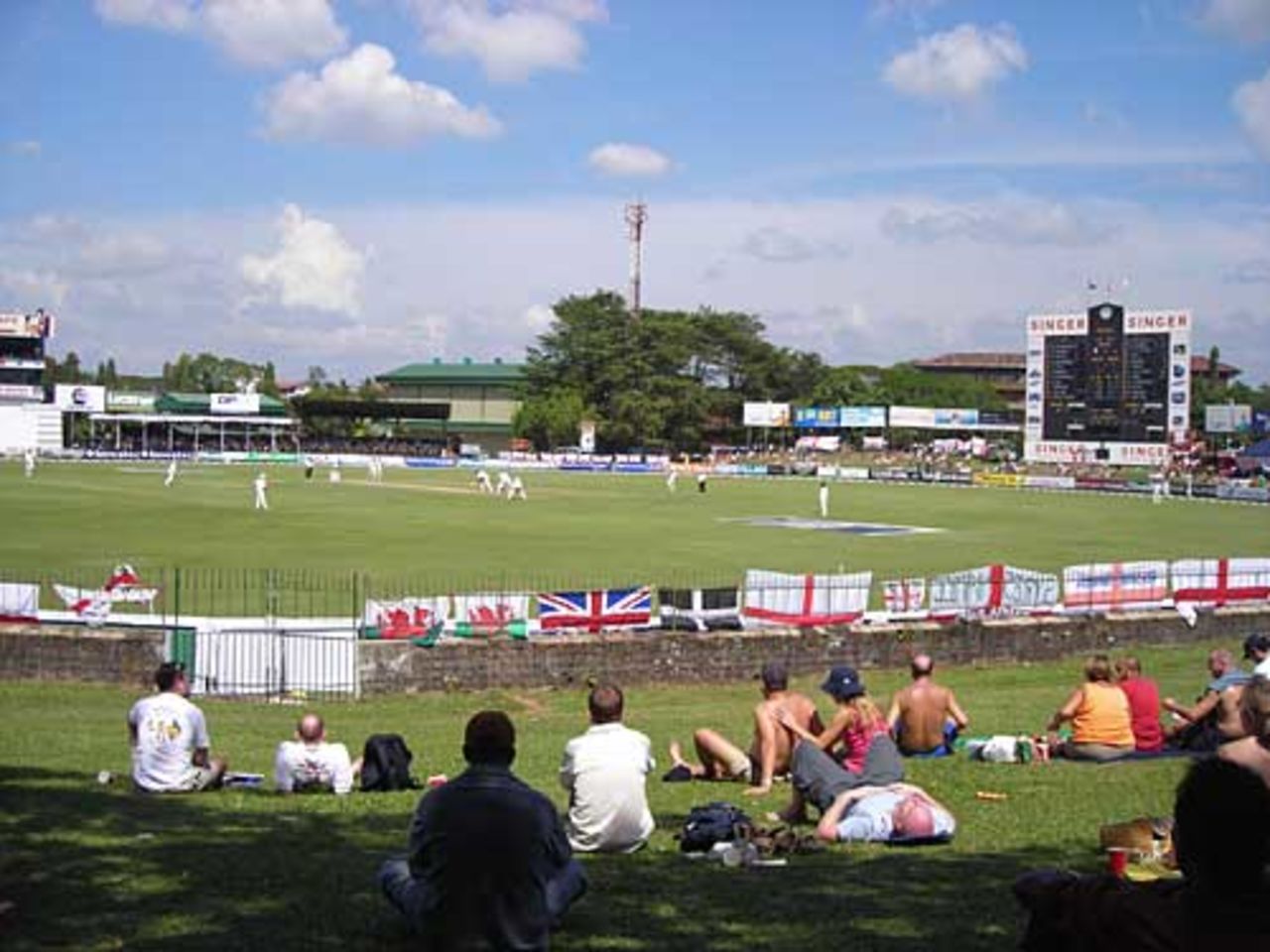 England fans soak up the sun and the cricket in Colombo, Sri Lanka v England, 2nd Test, Colombo, December 10, 2007