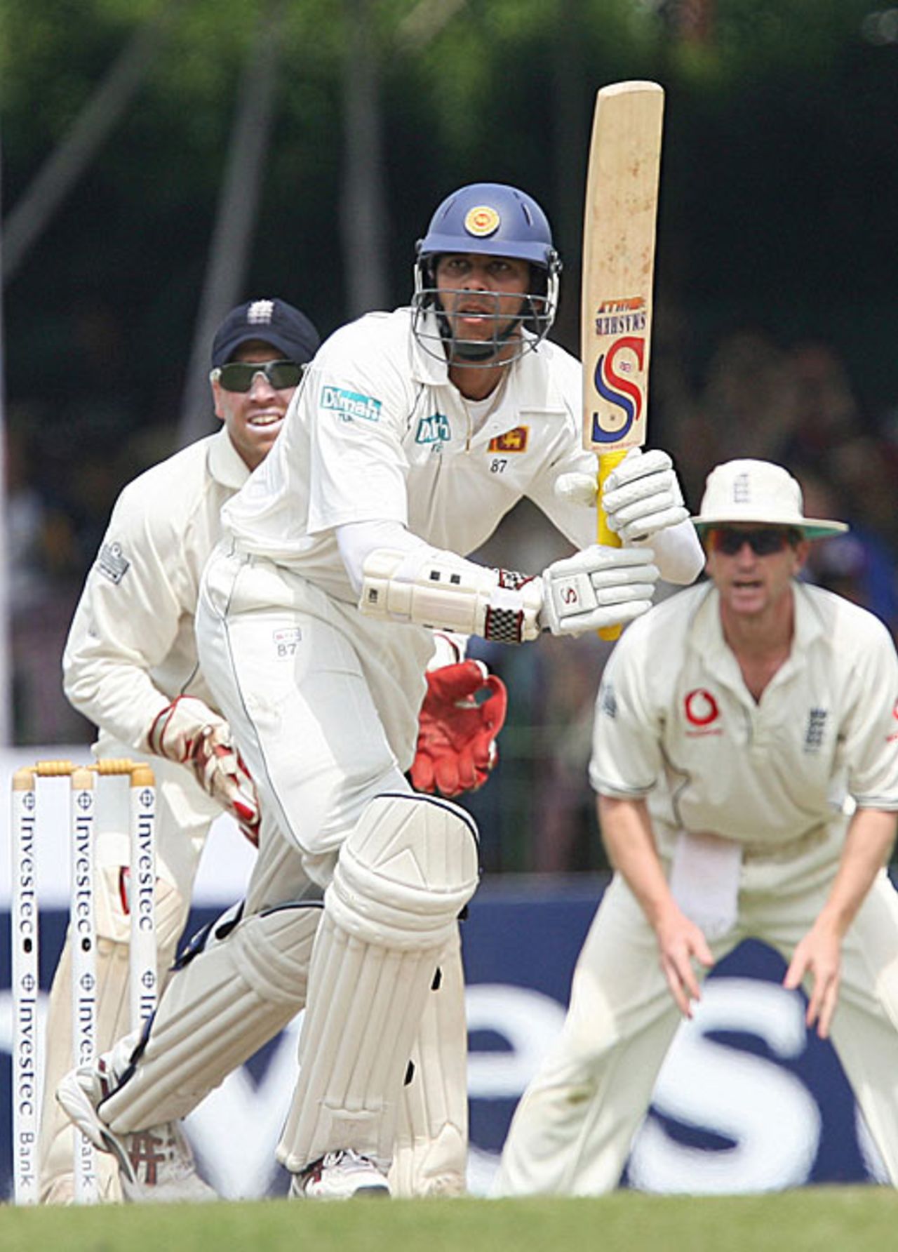 Michael Vandort clips one to leg, Sri Lanka v England, 2nd Test, Colombo, December 11, 2007
