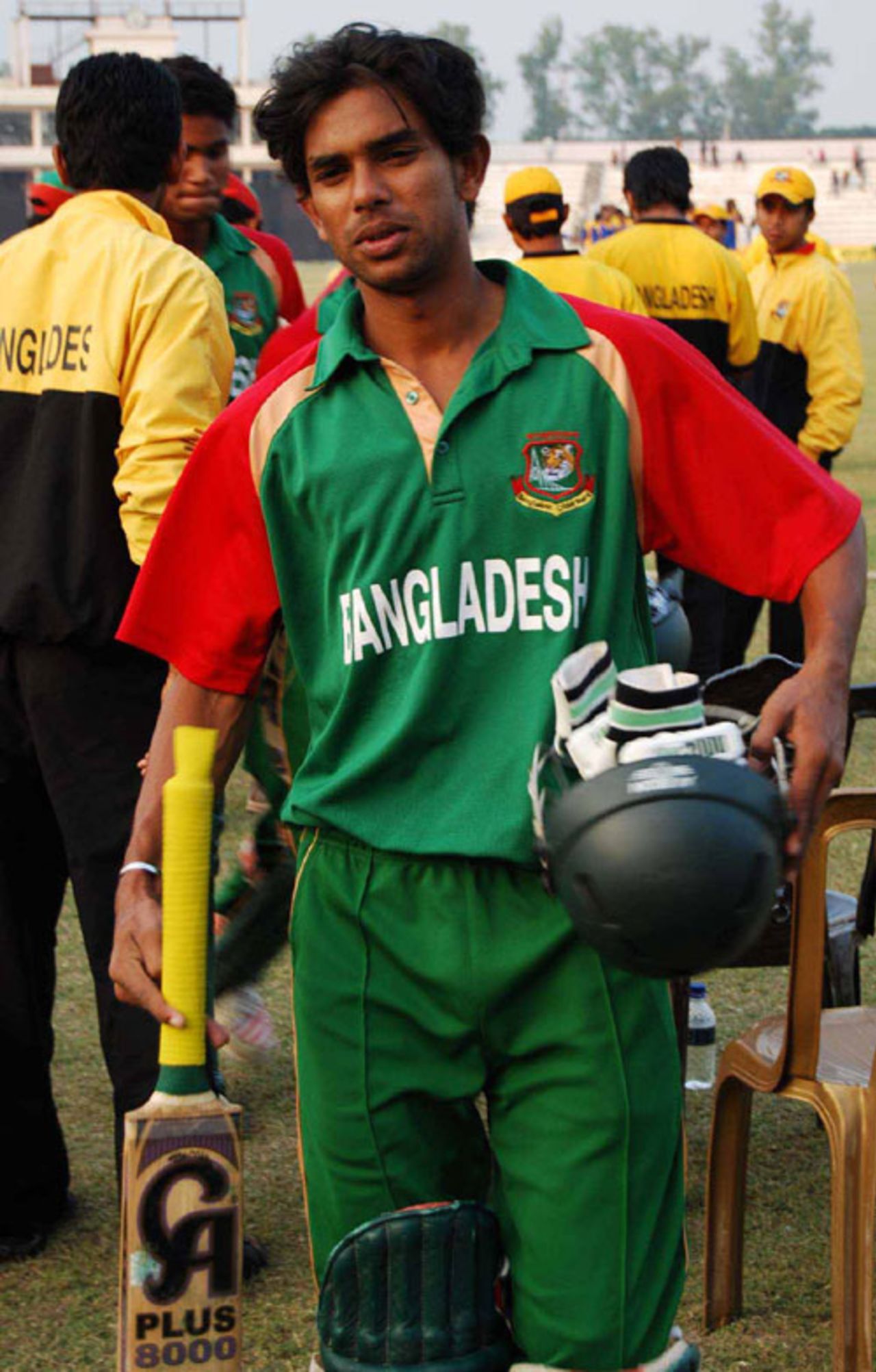 Marshall Ayub returns after his 90 just failed to secure victory, Bangladesh U-19 v Sri Lanka U-19, 2nd ODI, Bogra