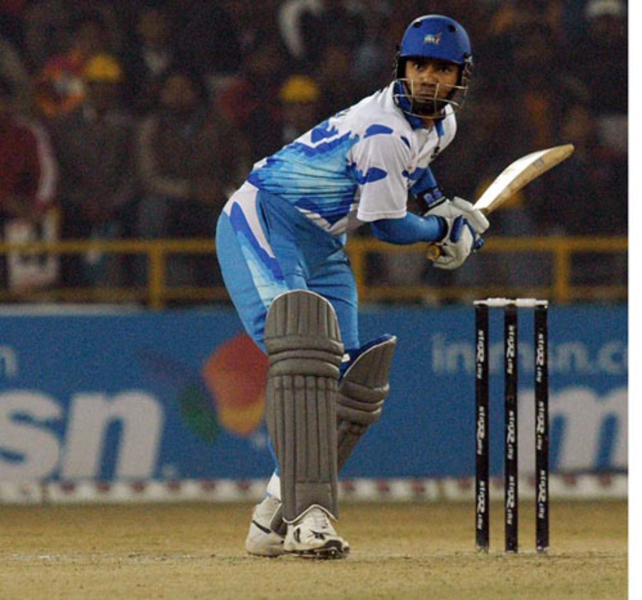 TP Sudhindra contributed a quickfire 33, Chandigarh Lions v Delhi Jets, 2nd semi-final, Indian Cricket League, Panchkula, December 15, 2007