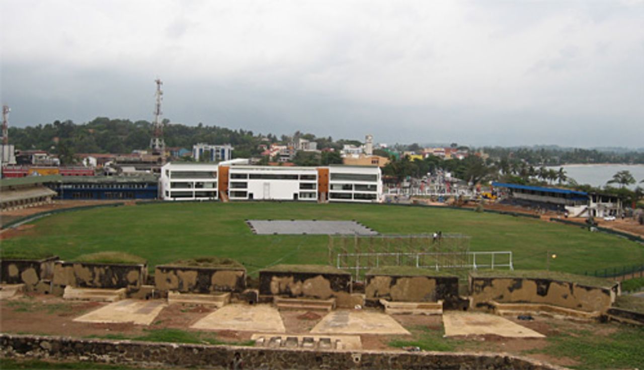 A wide angle view of the Galle International Stadium, Galle, December 15, 2007