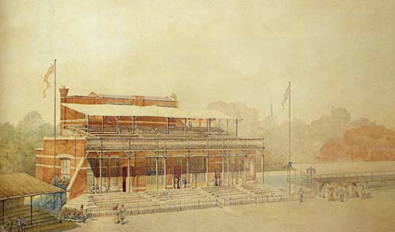 The second Lord's Pavilion in about 1880