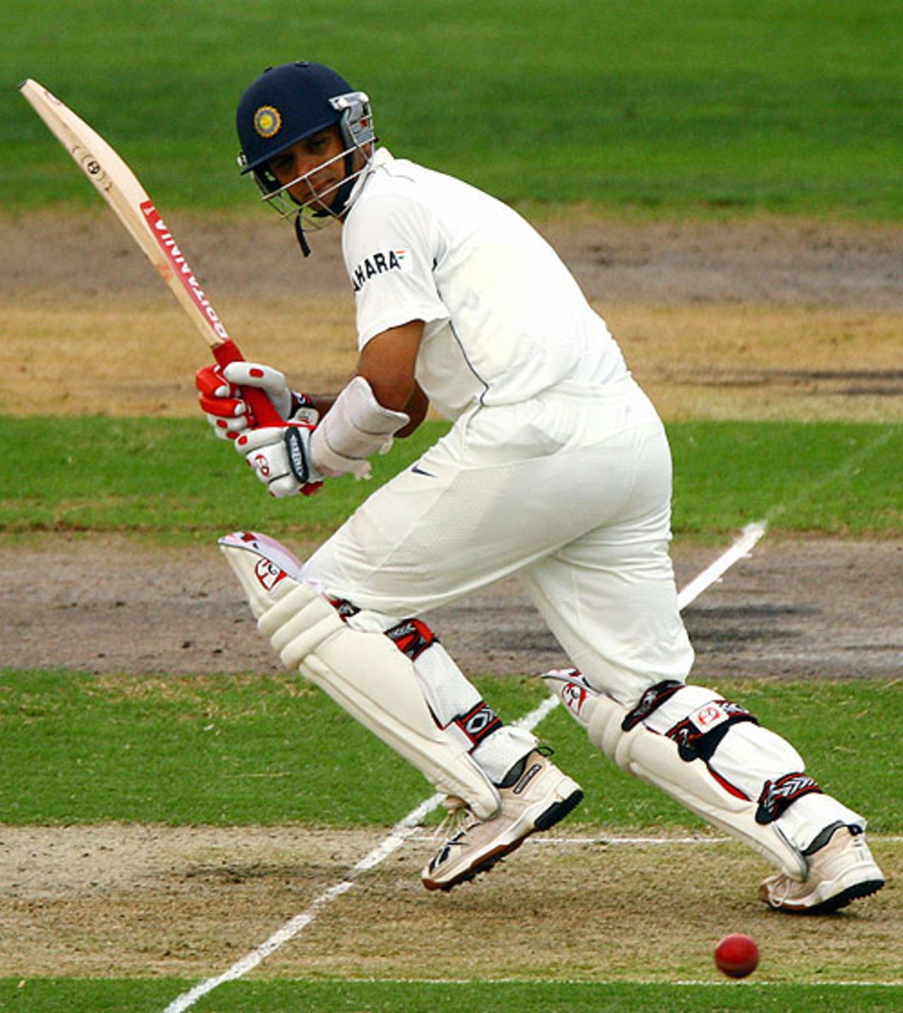Rahul Dravid was left with restoring the innings, Victoria v Indians, tour match, Melbourne, 1st day, December 20, 2007