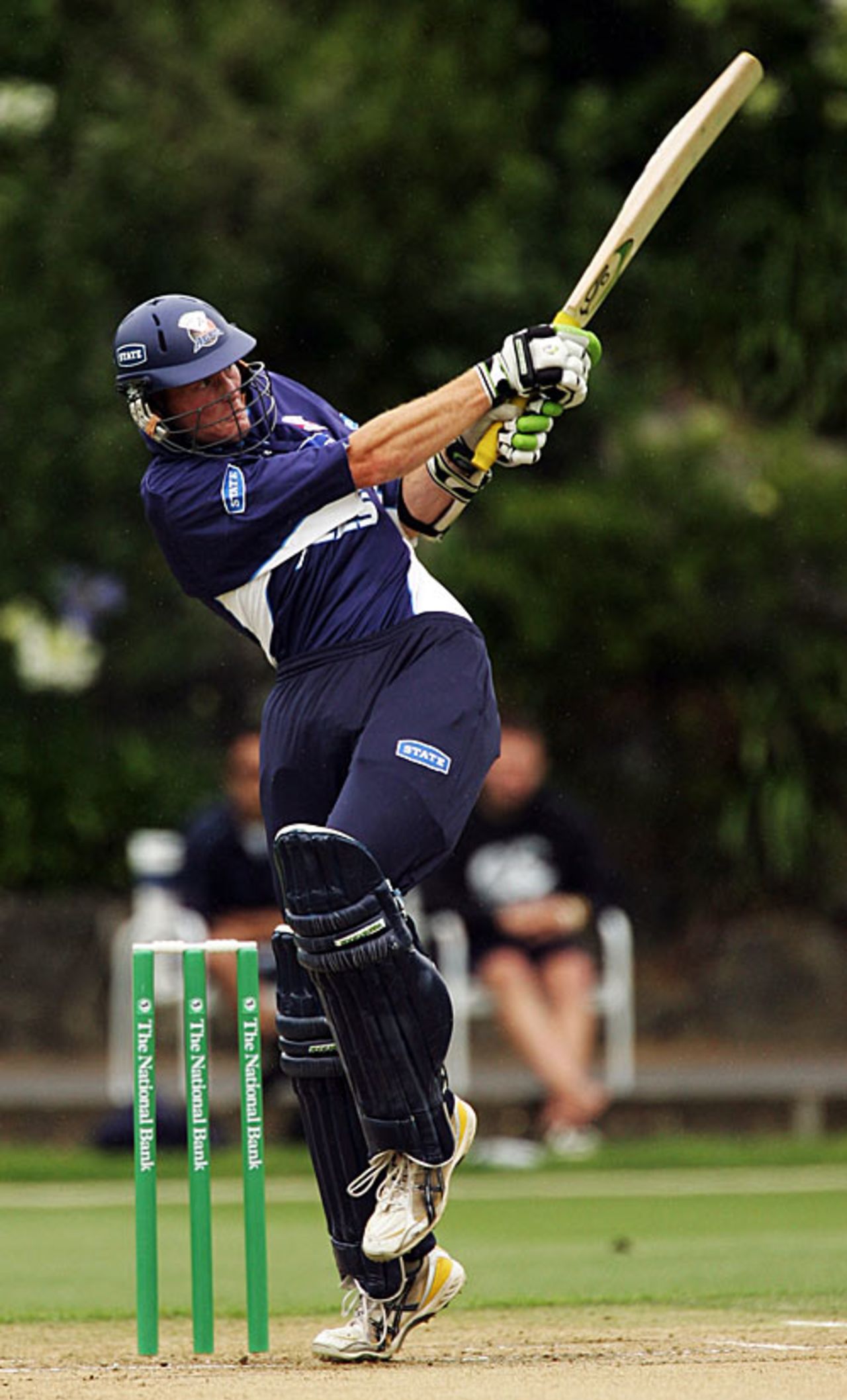 Martin Guptill pulls during his 59, Auckland v Bangladeshis, December 21, 2007