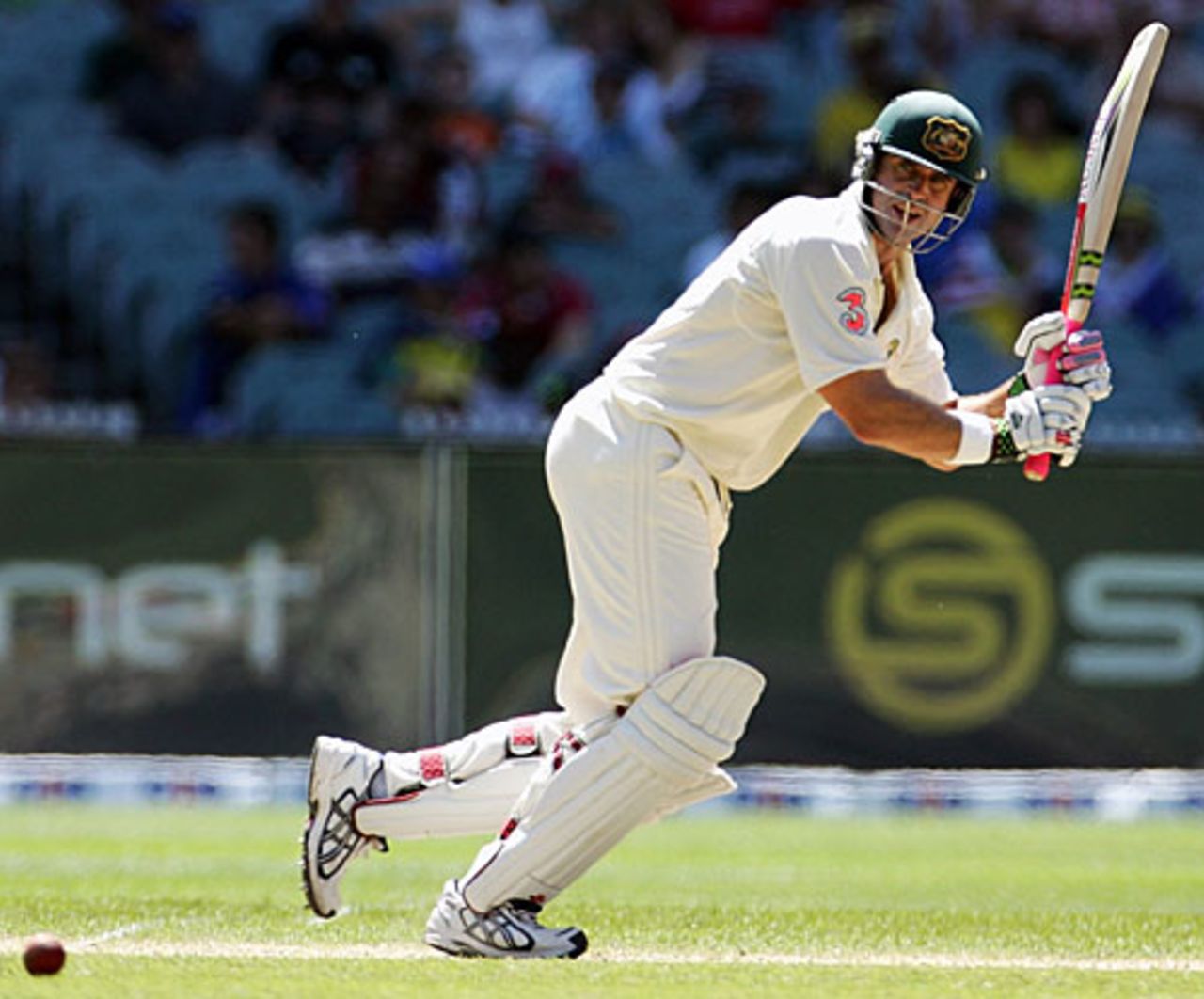Matthew Hayden flicks through the leg side, Australia v India, 1st Test, Melbourne, 3rd day, December 28, 2007