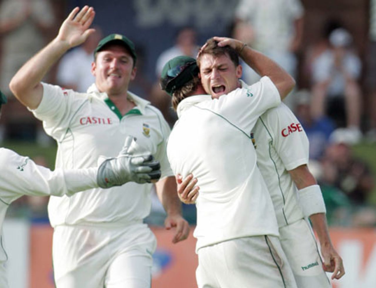 Dale Steyn took three wickets late in the day, South Africa v West Indies, 1st Test, Port Elizabeth, 3rd day, December 28, 2007