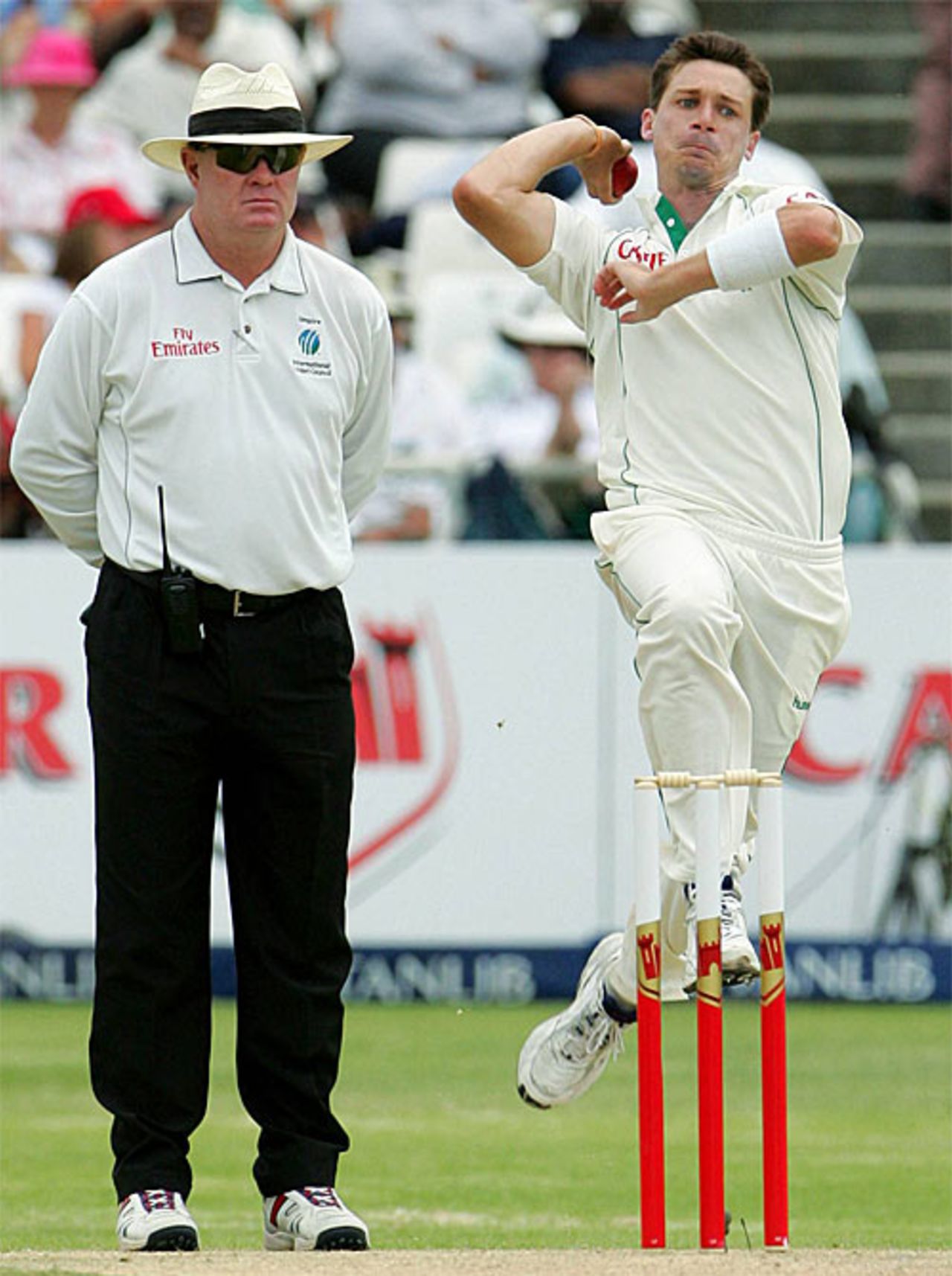 Dale Steyn approaches his delivery stride, South Africa v West Indies, 2nd Test, Cape Town, January 2, 2008