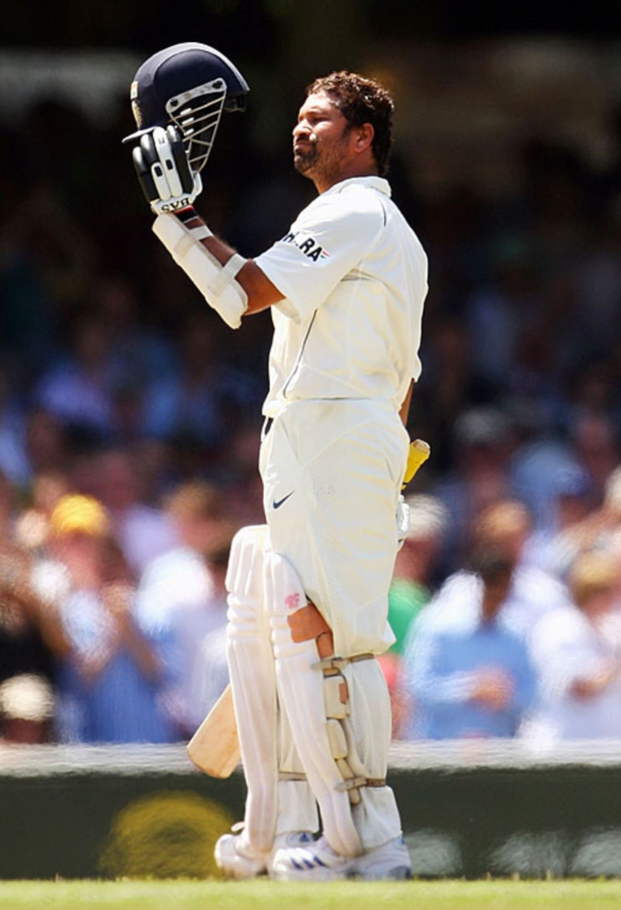 Sachin Tendulkar got to his hundred off 160 balls, Australia v India, 2nd Test, Sydney, 3rd day, January 4, 2008